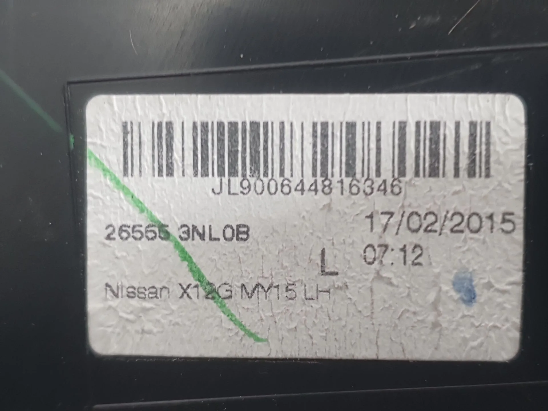 Piloto Trasero Izquierdo para Nissan Leaf (Ze0)