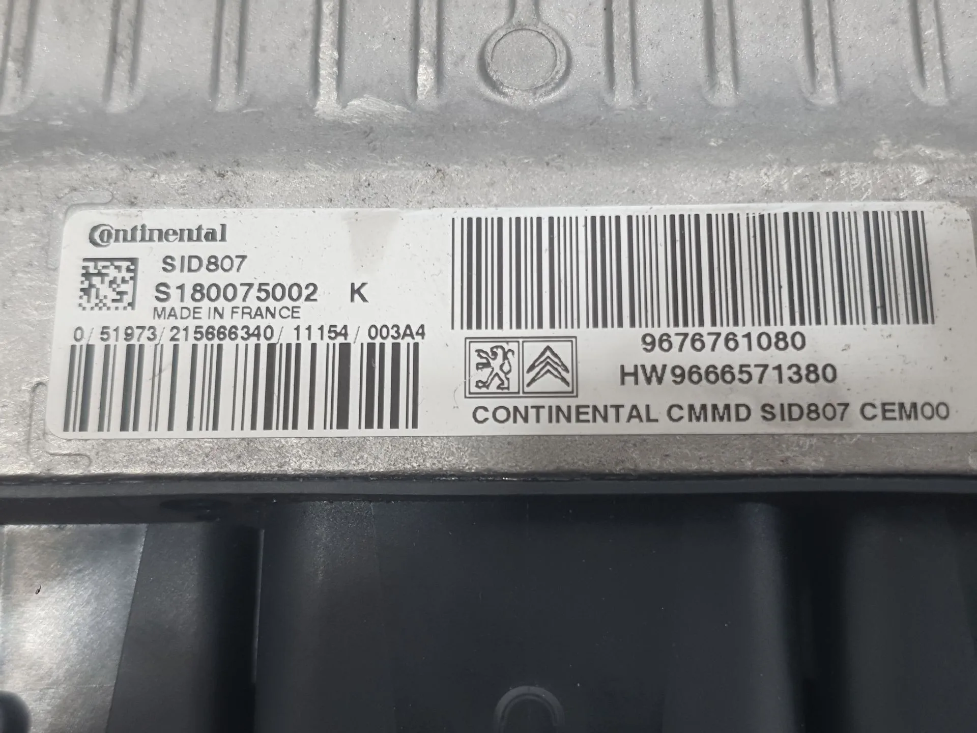 Centralita Motor Uce para Peugeot 5008 (0U_, 0E_)