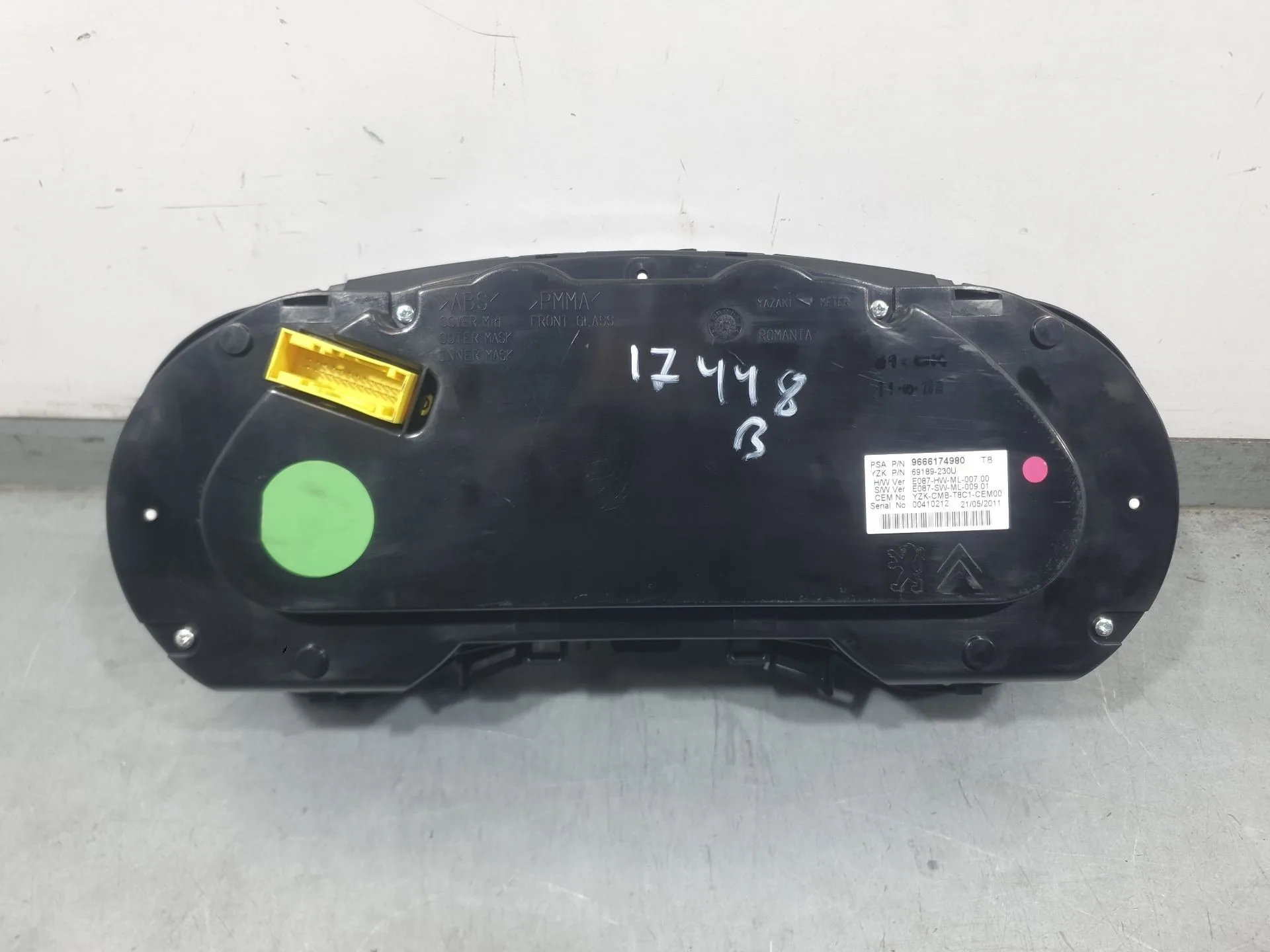Cuadro Instrumentos para Peugeot 5008 (0U_, 0E_)