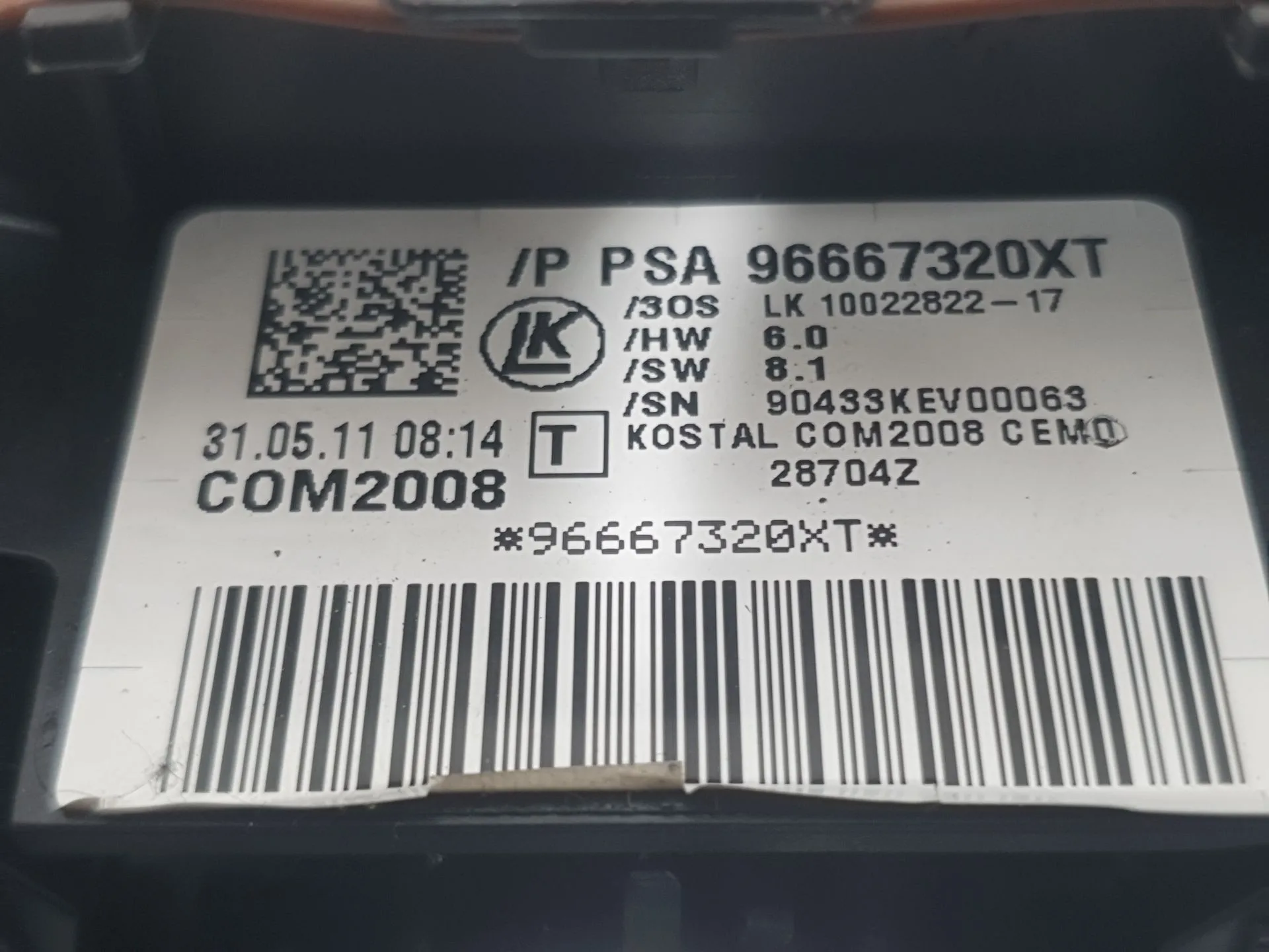 Mando Luces Y Limpia para Peugeot 5008 (0U_, 0E_)