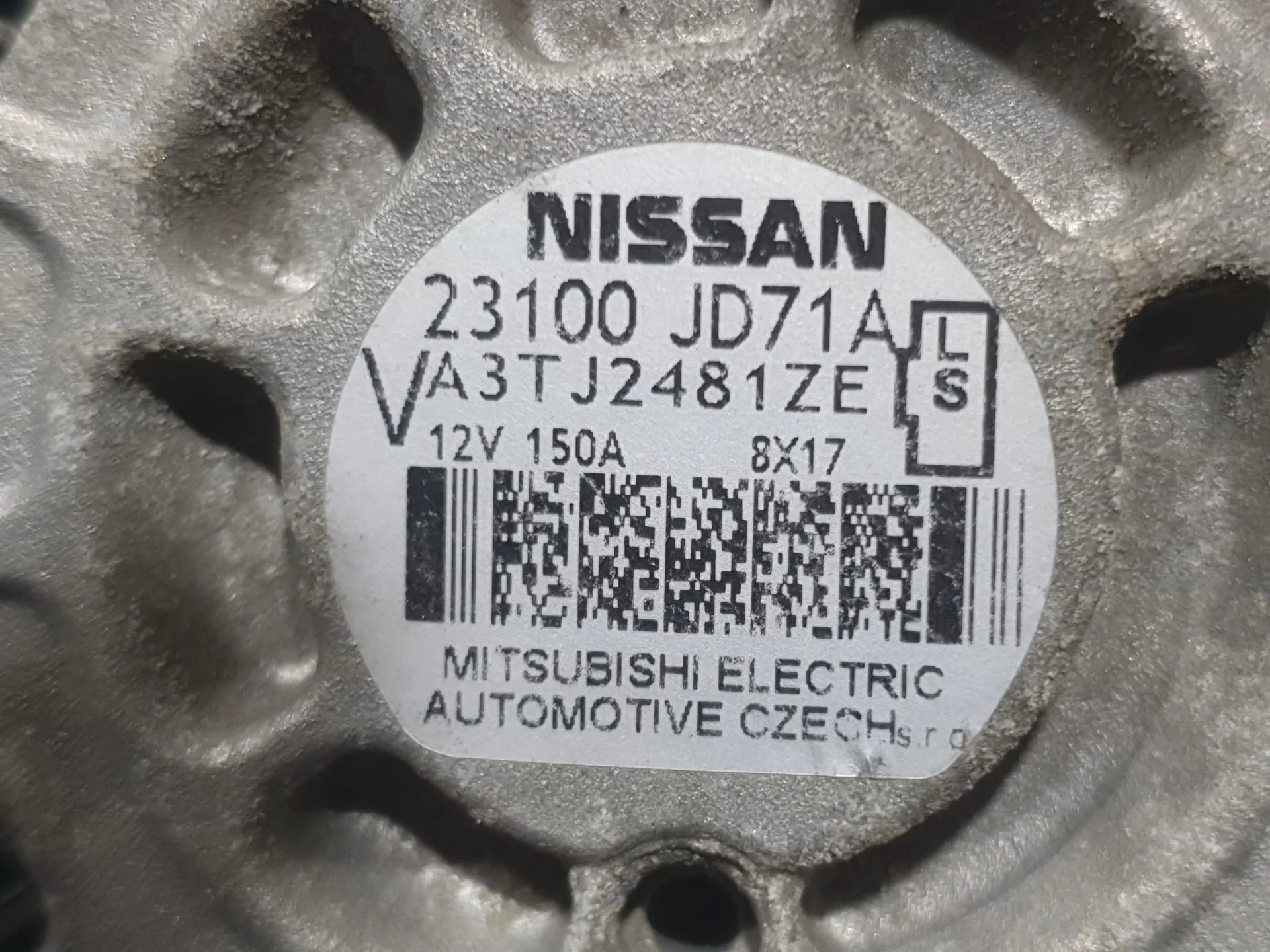 Alternador para Nissan Qashqai I (J10, Nj10)