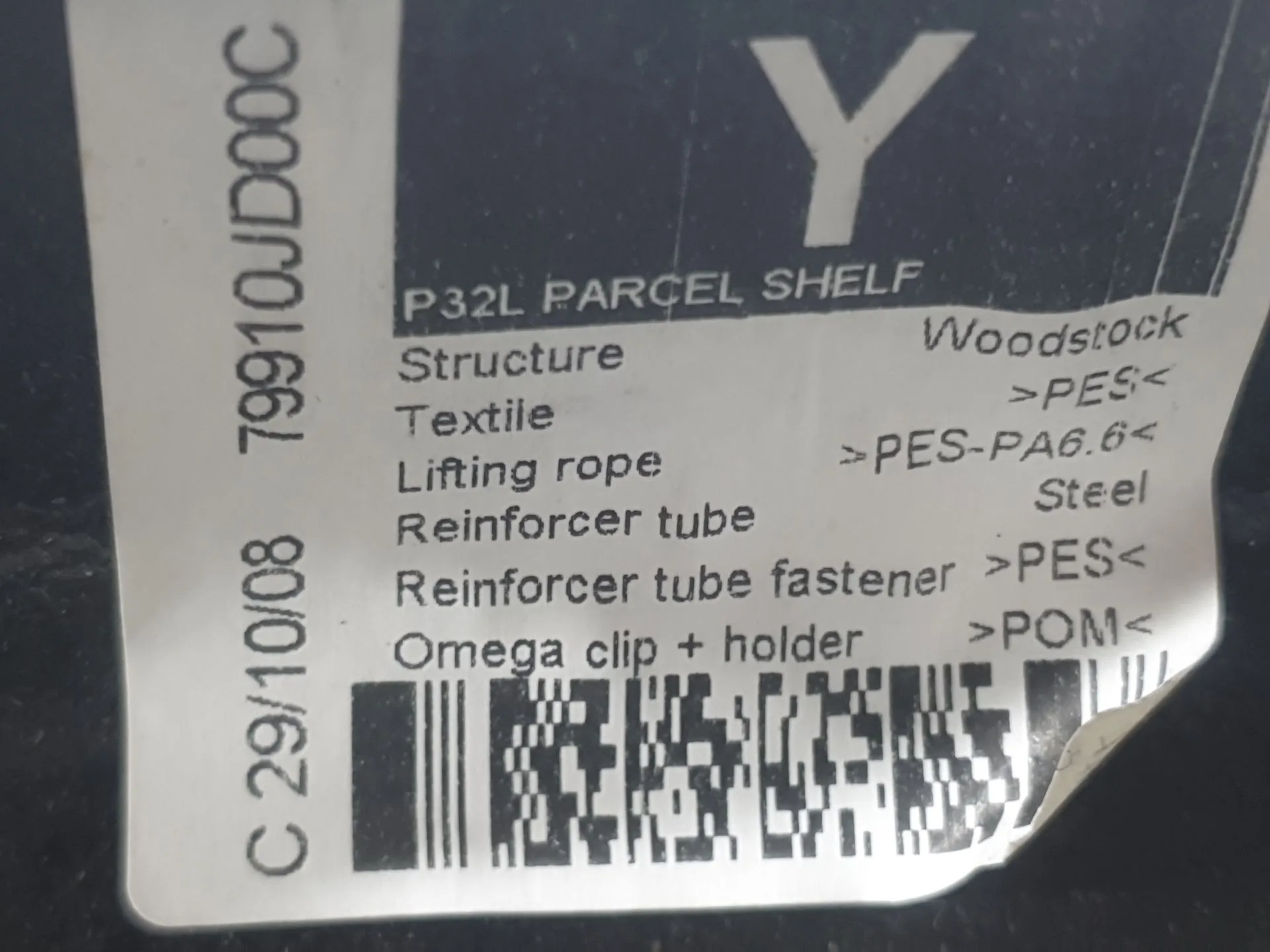 Bandeja Trasera para Nissan Qashqai I (J10, Nj10)