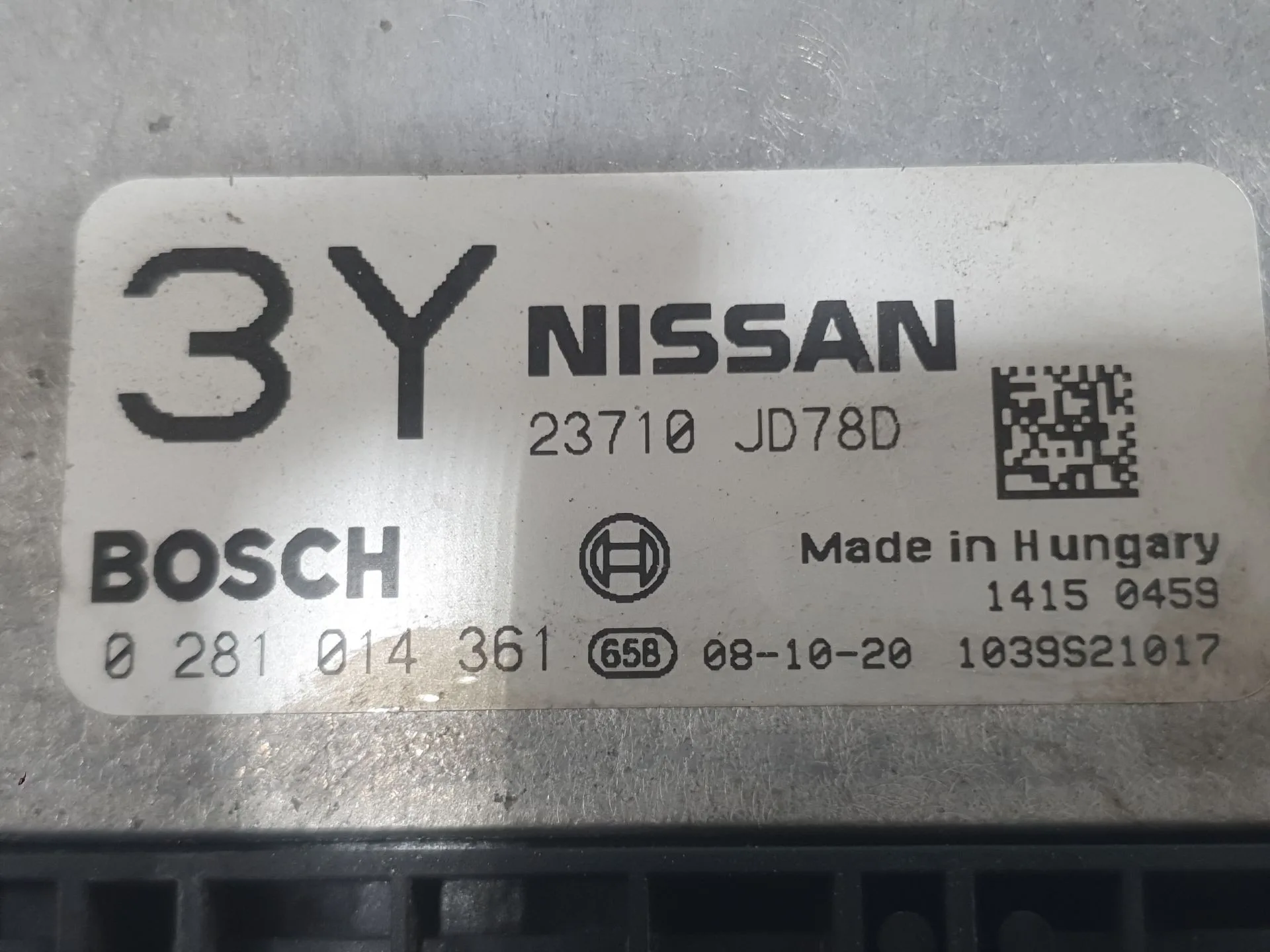 Centralita Motor Uce para Nissan Qashqai I (J10, Nj10)