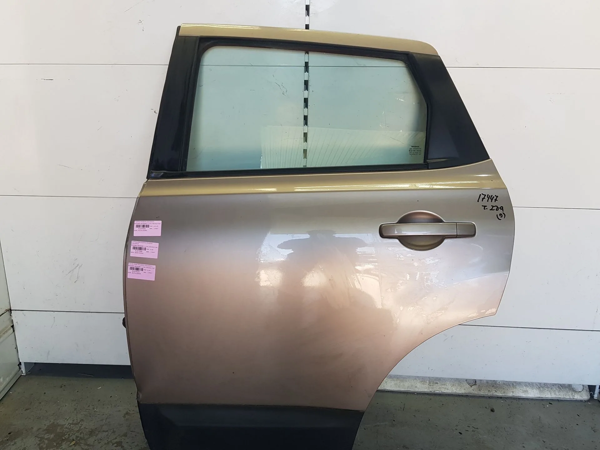 Puerta Trasera Izquierda para Nissan Qashqai I (J10, Nj10)