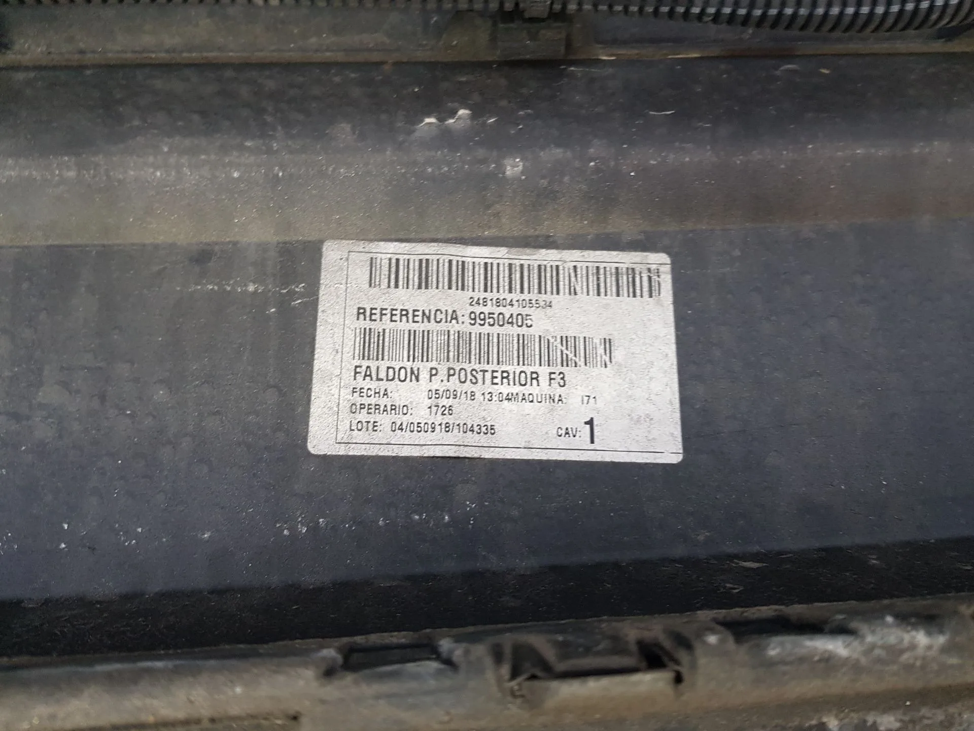Paragolpes Trasero para Citroën C4 Cactus