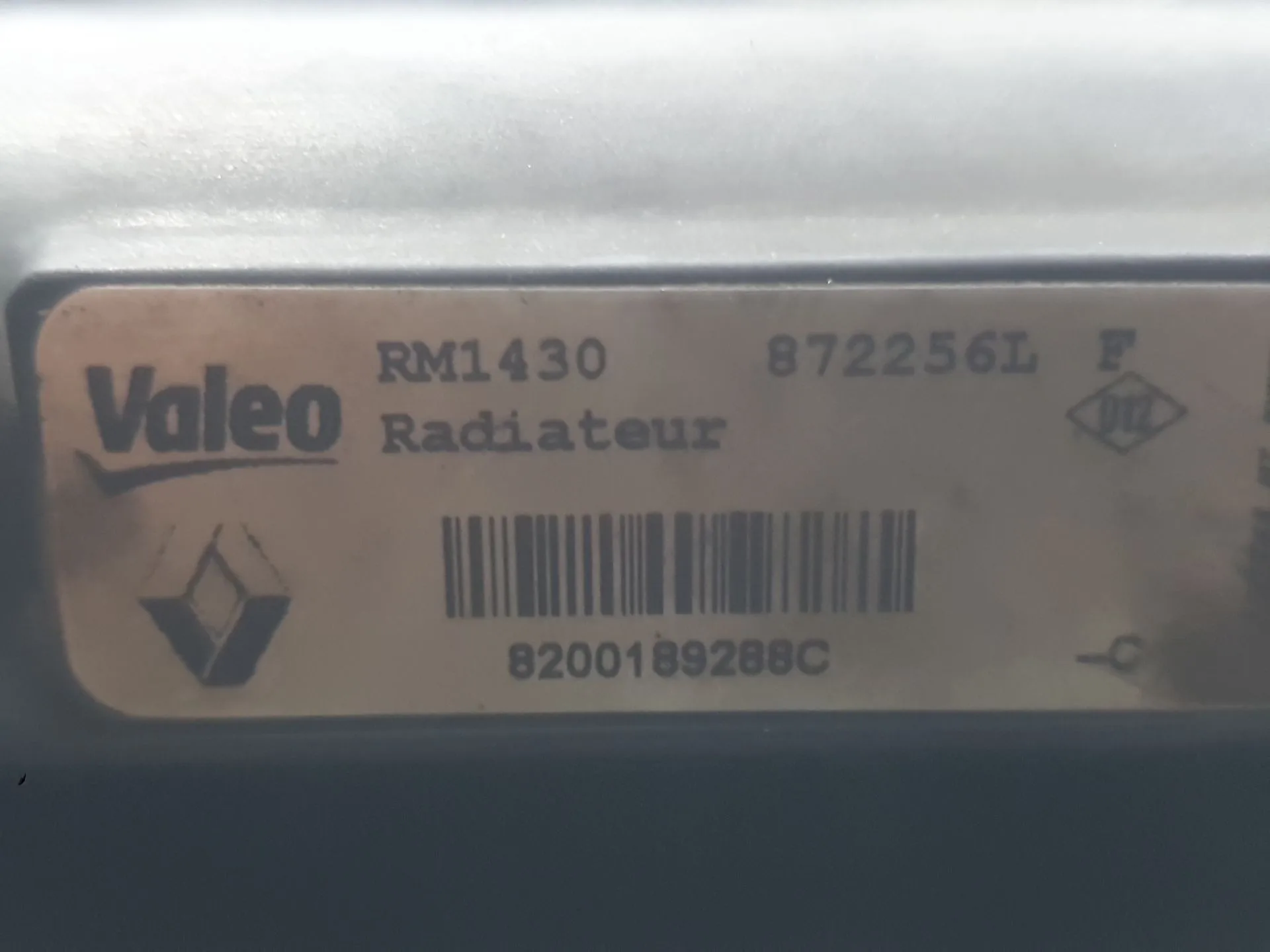 Radiador Agua para Dacia Logan (Ls_)