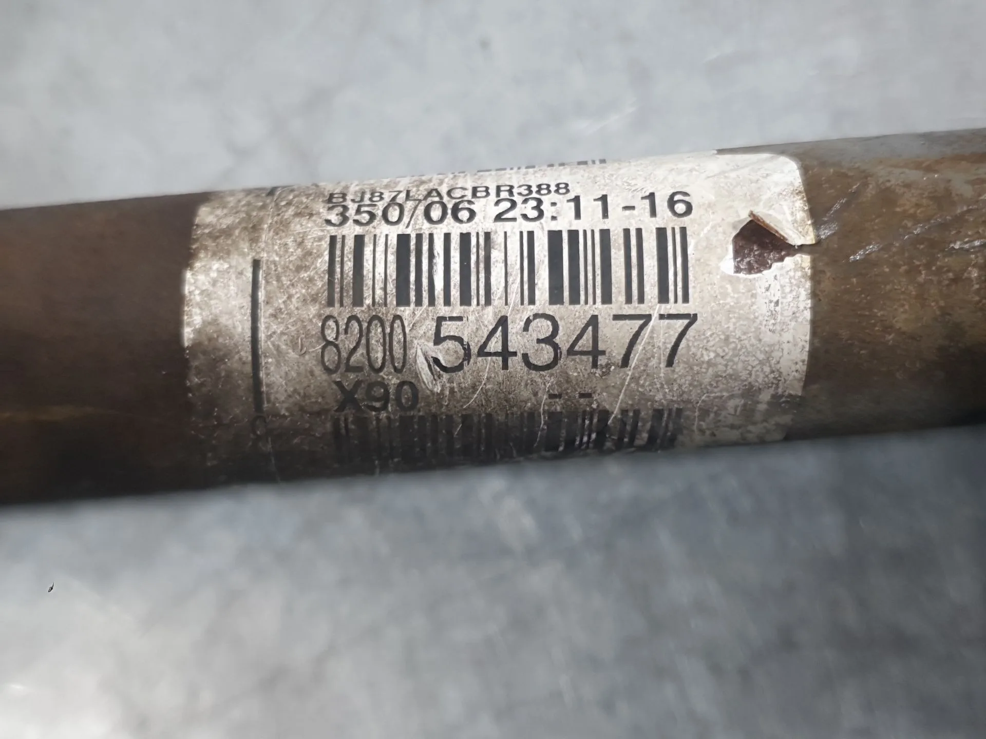 Transmision Delantera Izquierda para Dacia Logan (Ls_)