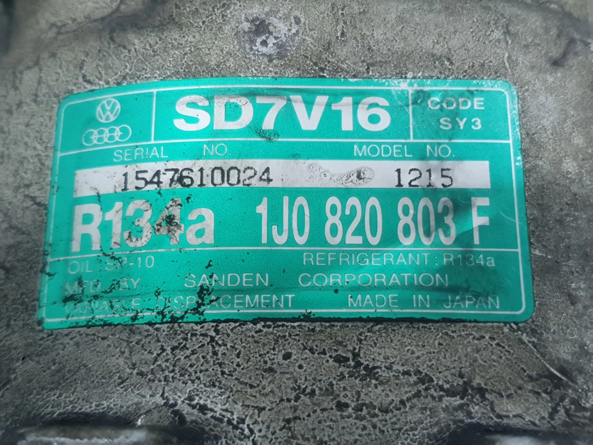 Compresor Aire Acondicionado para Skoda Octavia I (1U2)