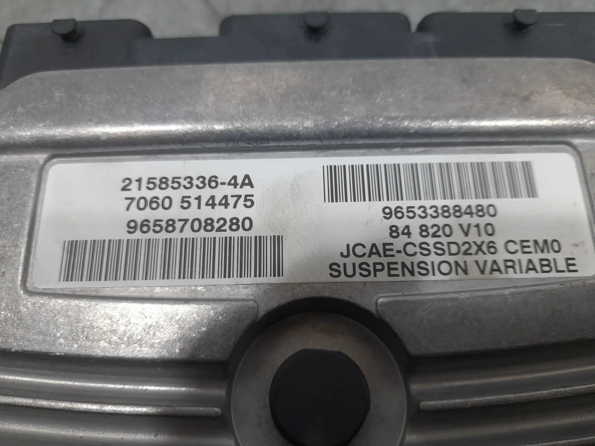 Centralita Suspension para Citroën C6 (Td_)
