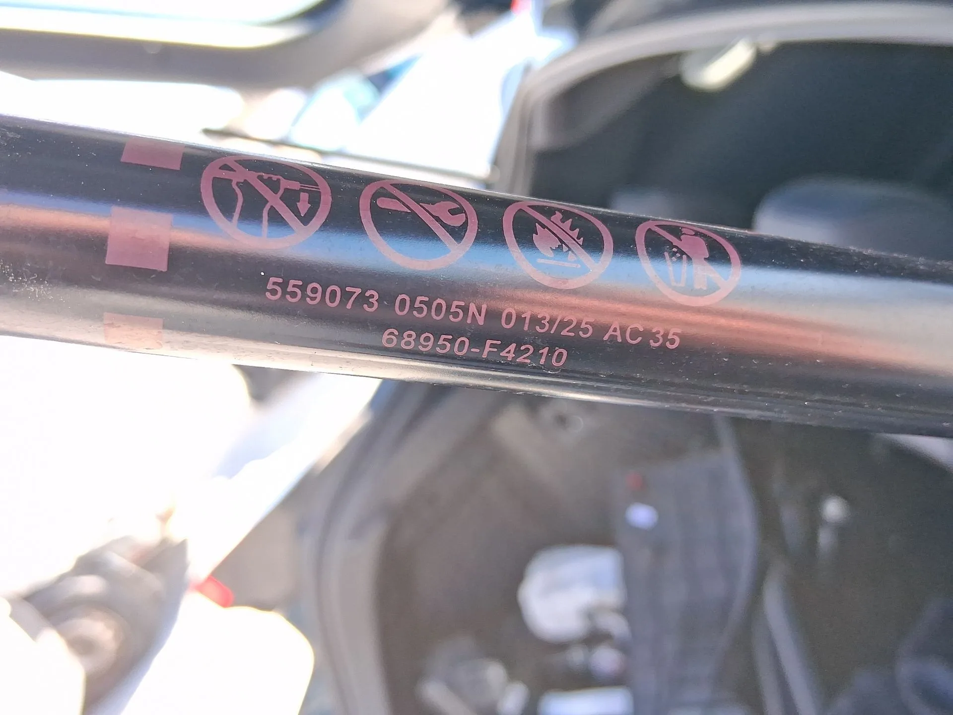 Amortiguadores Maletero / Porton para Toyota C-Hr (_X1_)