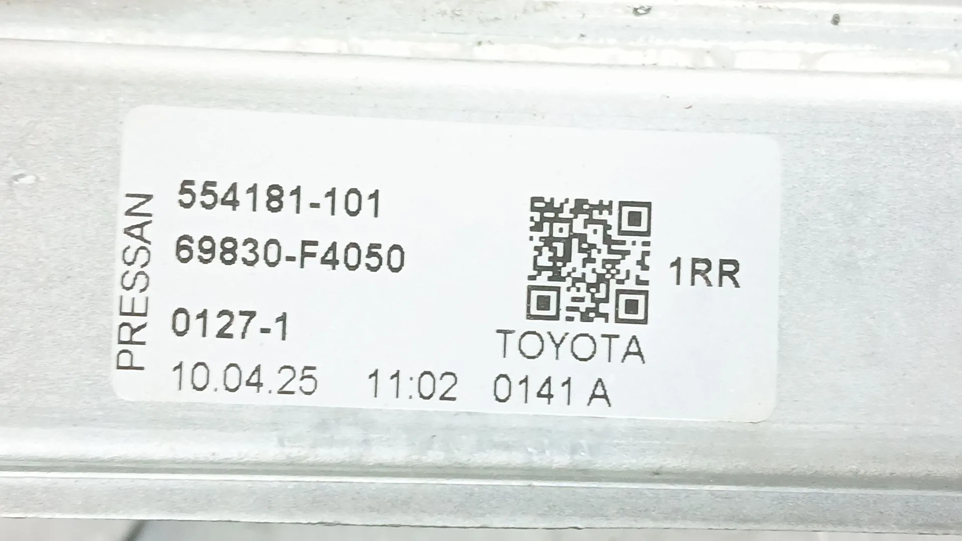 Elevalunas Trasero Derecho para Toyota C-Hr (_X1_)