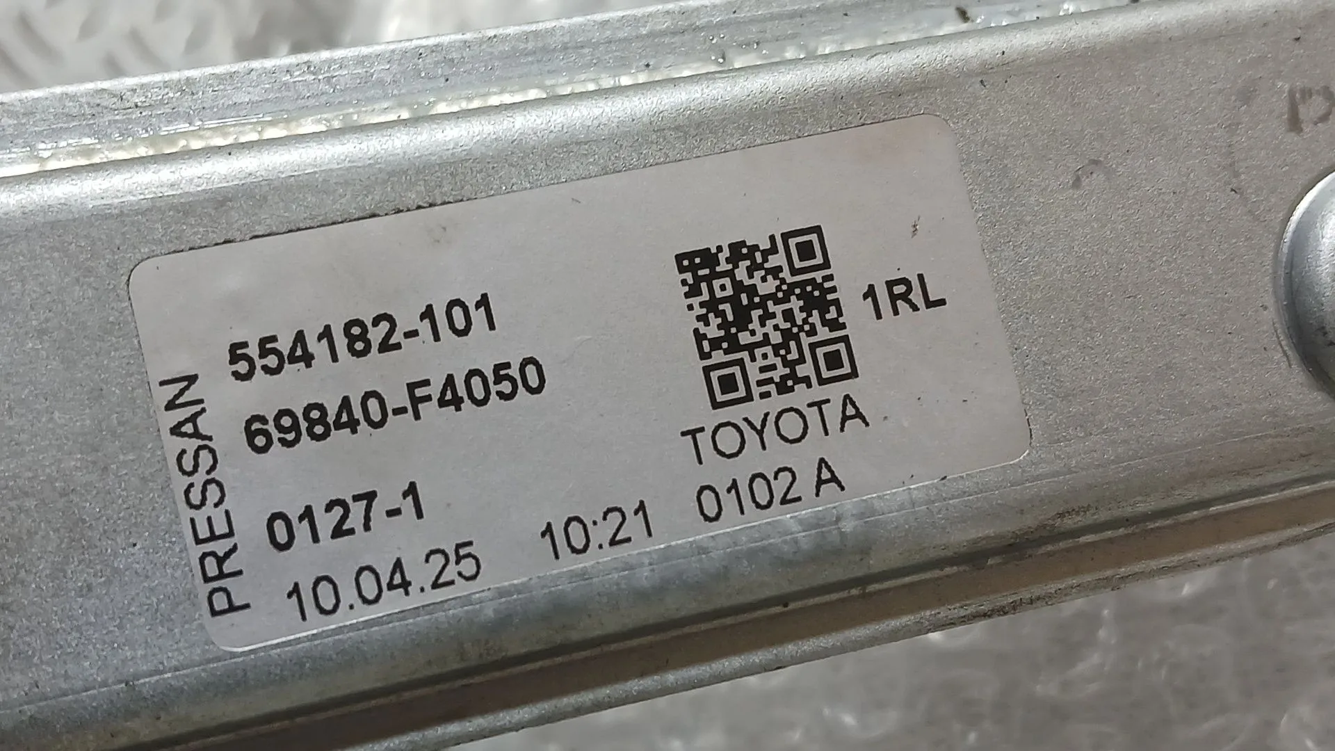 Elevalunas Trasero Izquierdo para Toyota C-Hr (_X1_)