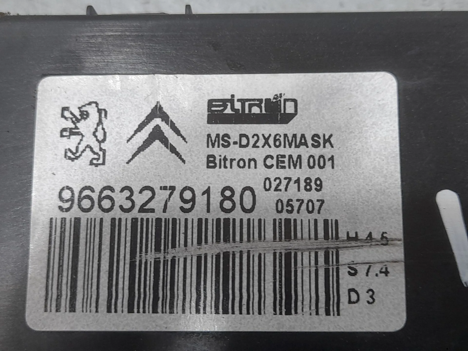 Modulo Electronico para Citroën C6 (Td_)