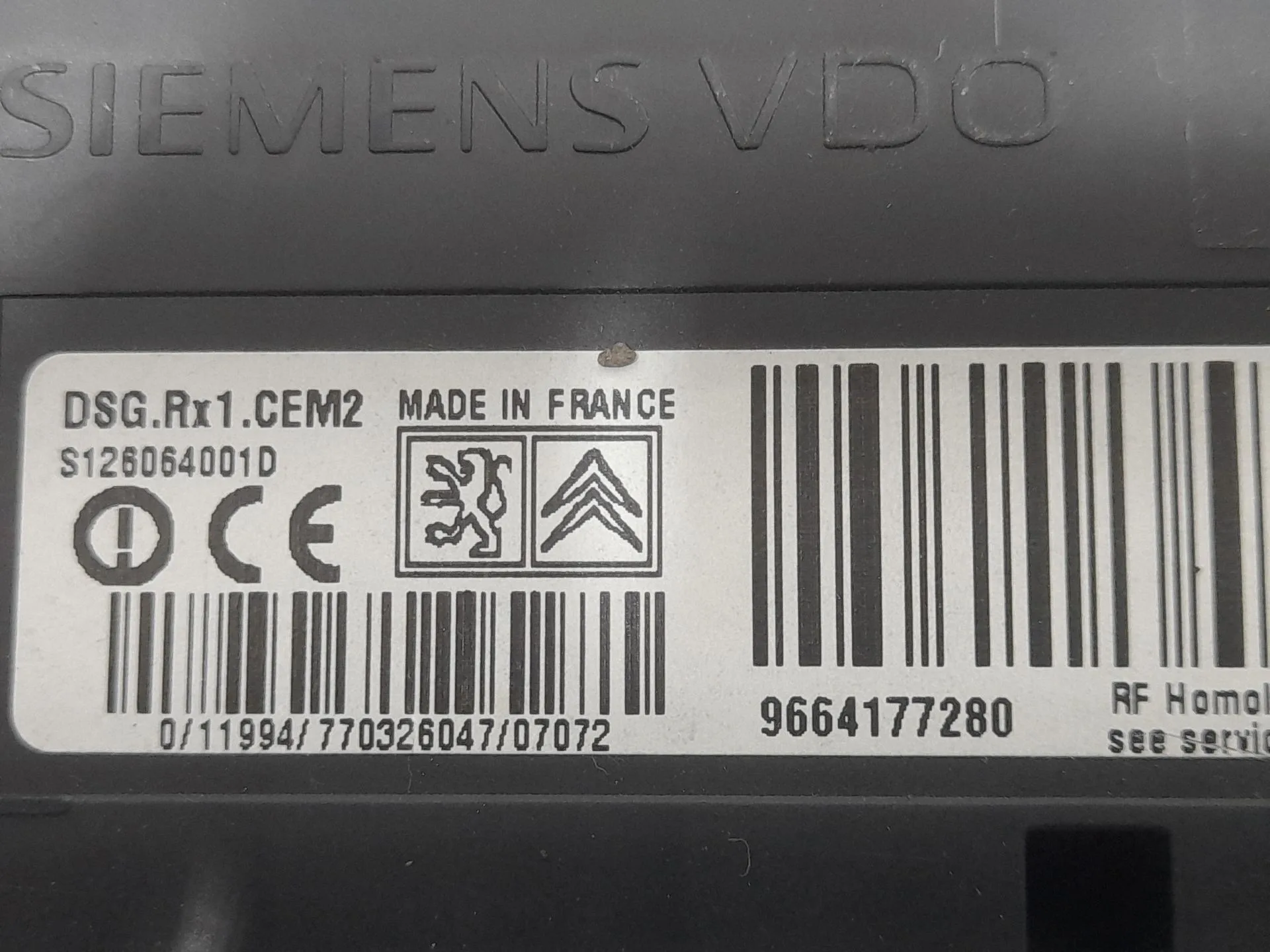 Modulo Electronico para Citroën C6 (Td_)