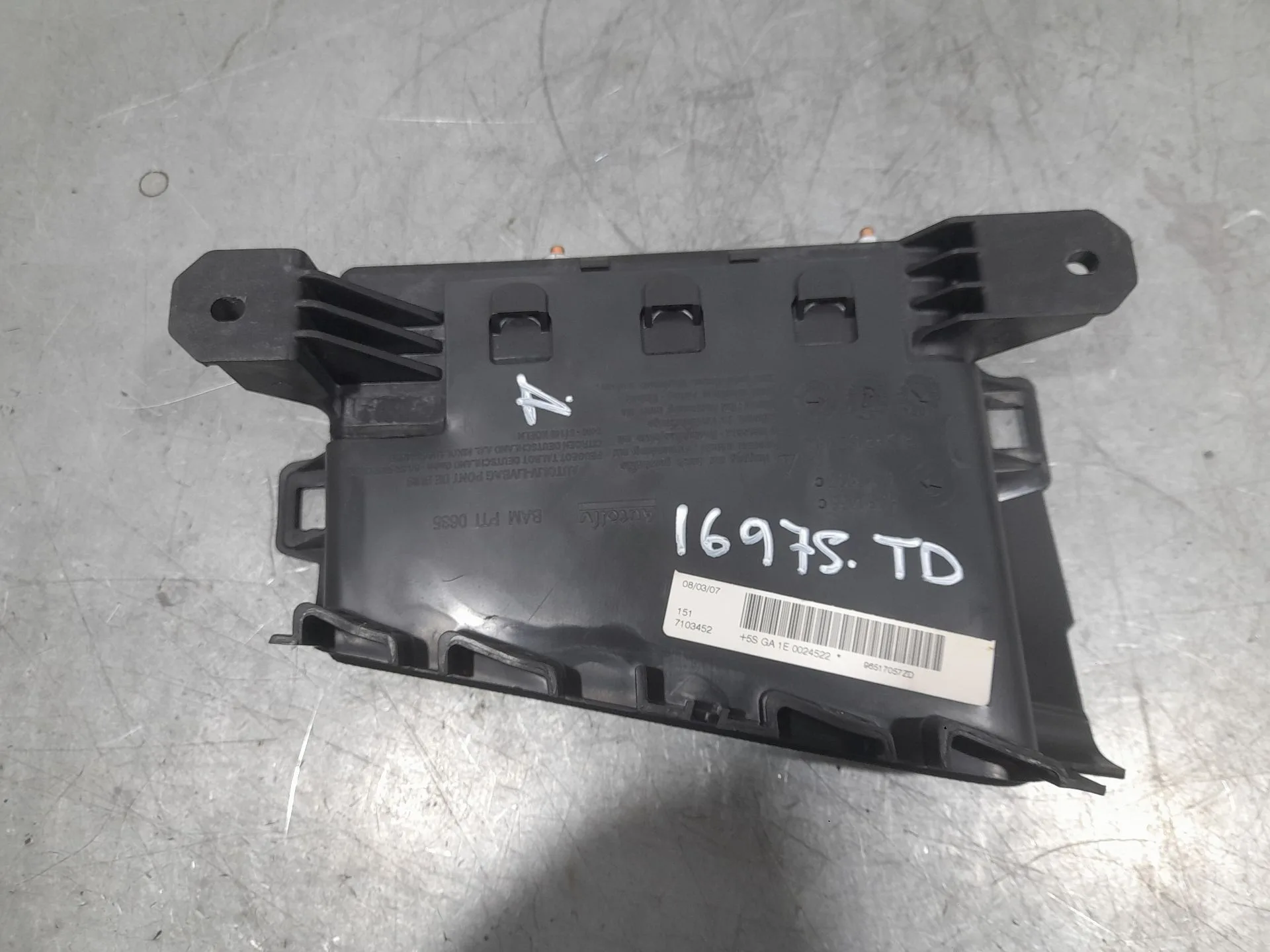 Airbag Lateral Trasero Derecho para Citroën C6 (Td_)