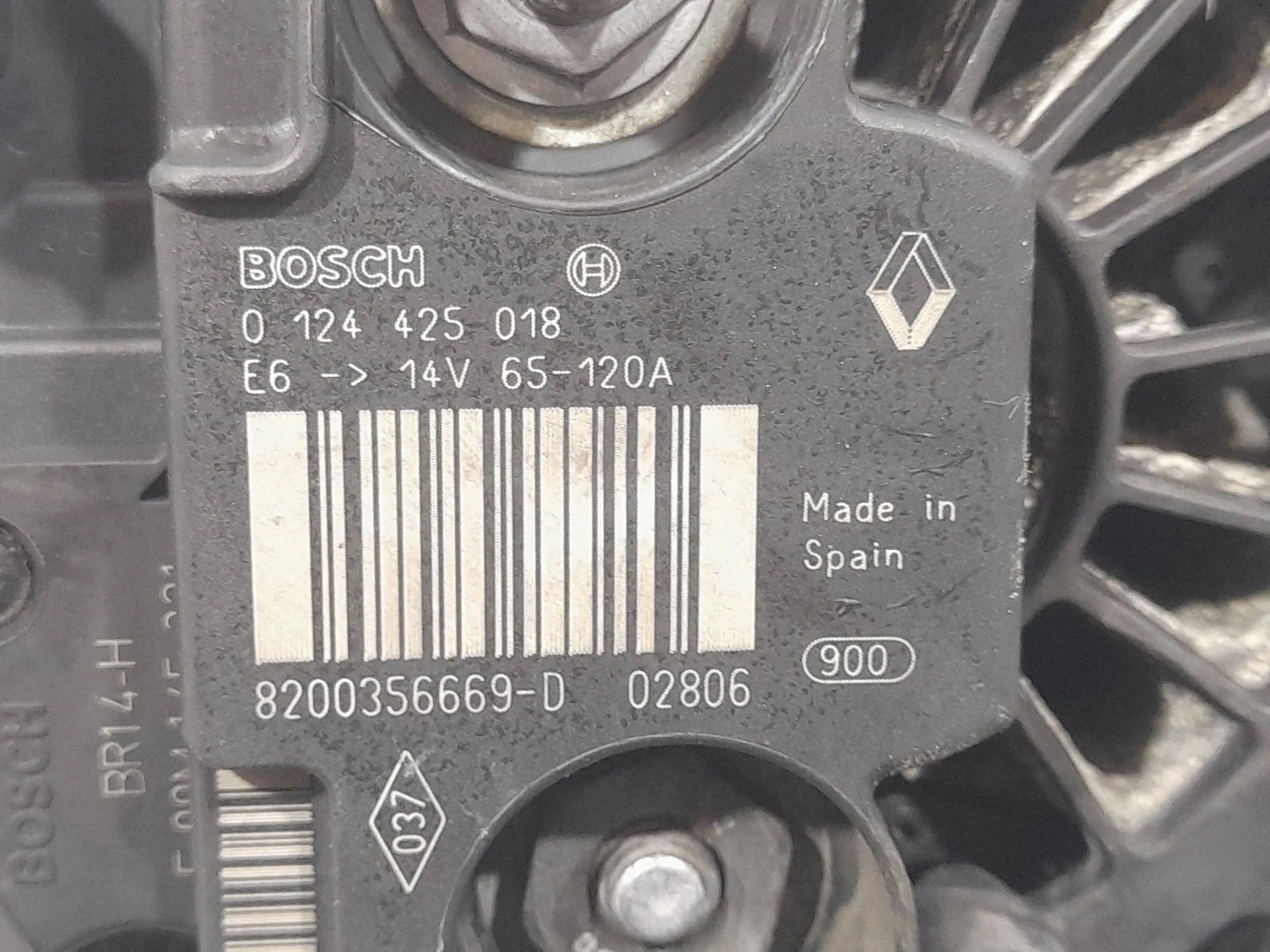 Alternador para Renault Megane Ii (Bm0/1_, Cm0/1_)