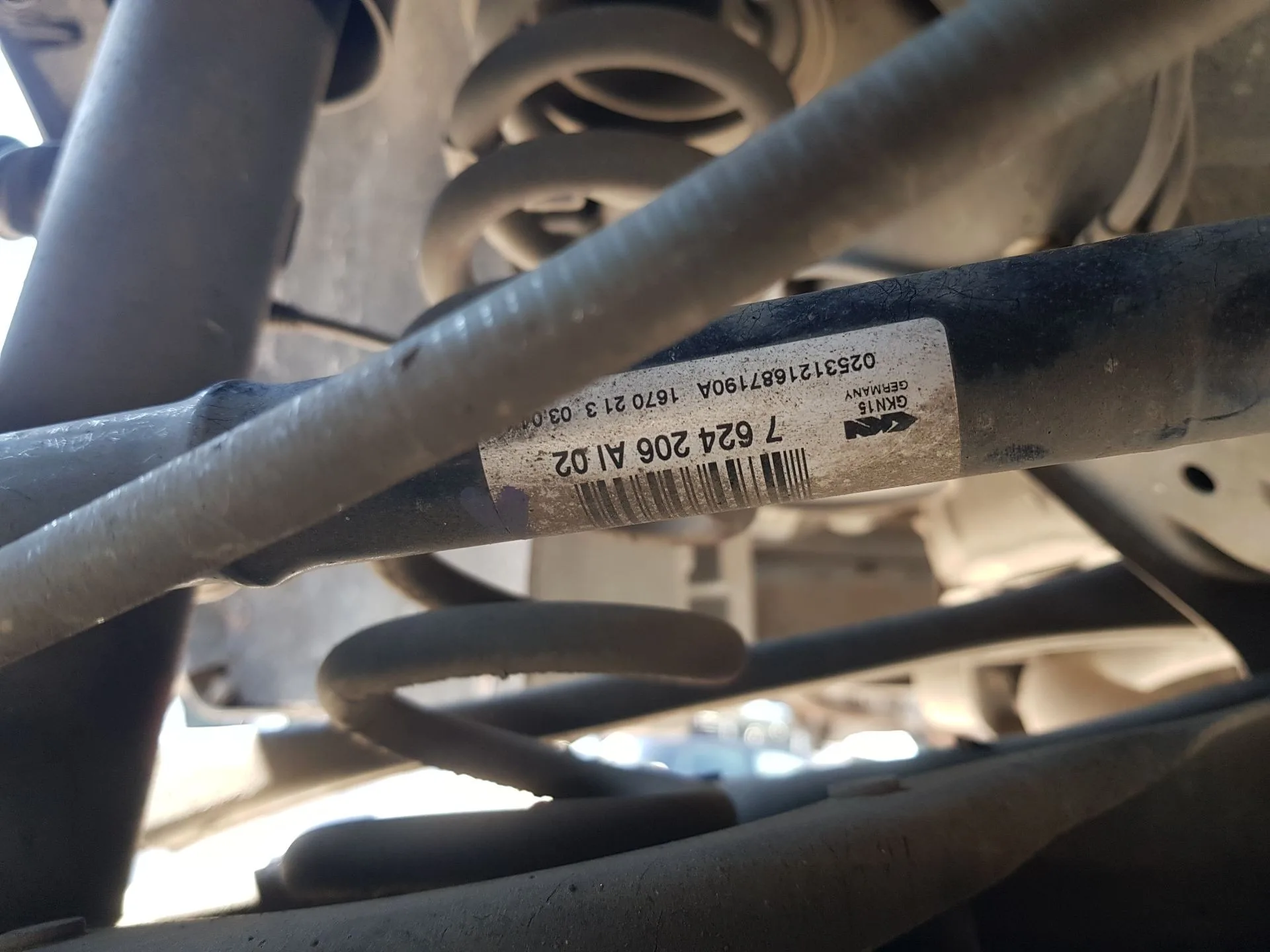 Transmision Trasera Derecha para Bmw 1 (F20)