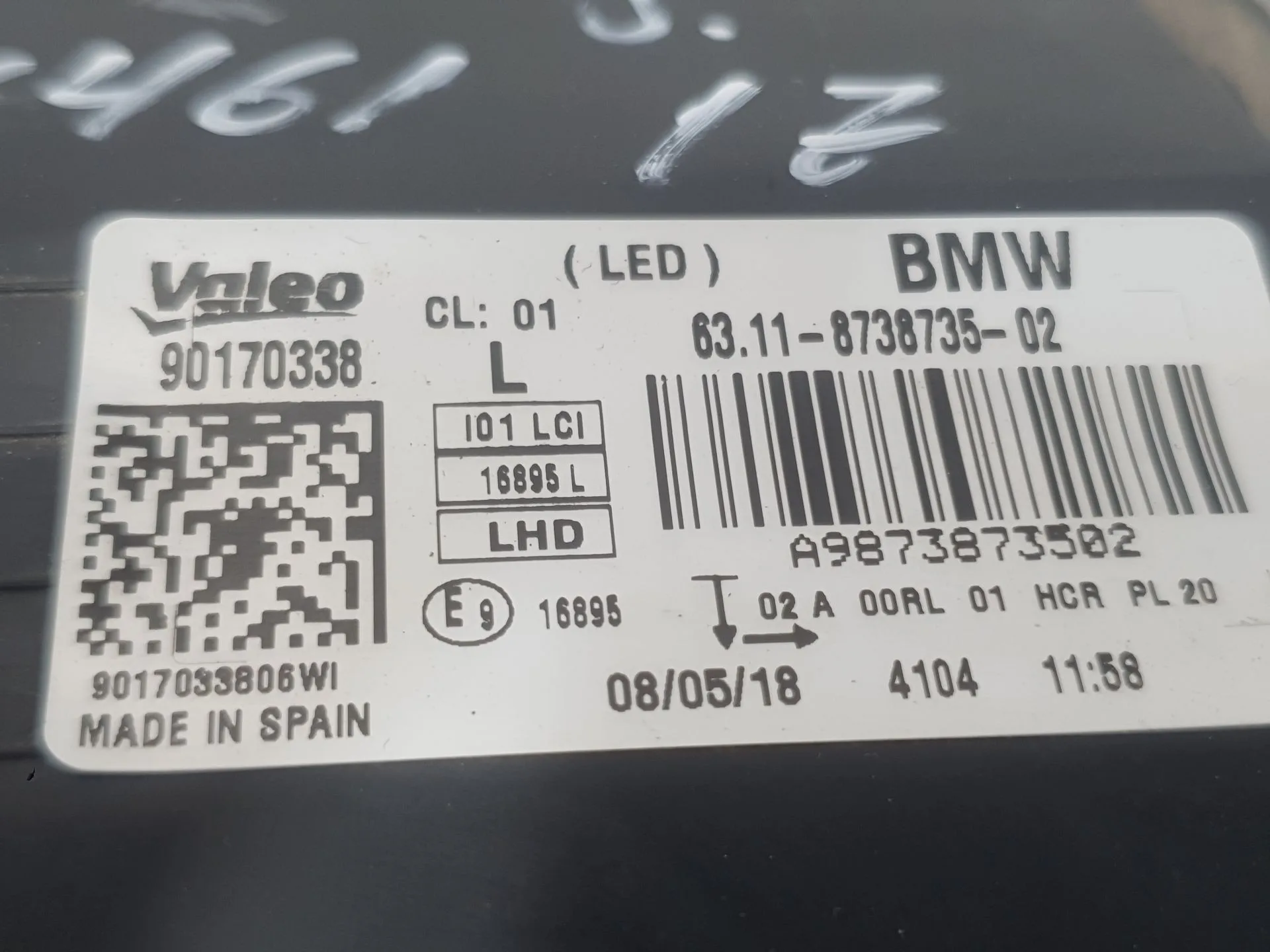 Faro Izquierdo para Bmw I3 (I01)