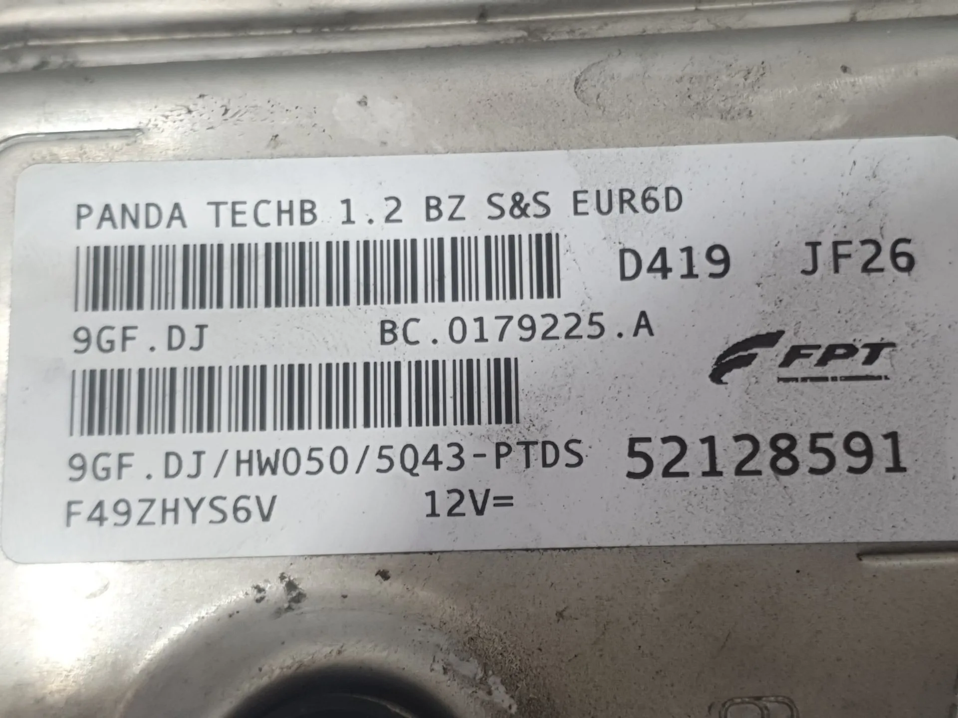 Centralita Motor Uce para Fiat Panda (312_, 319_)