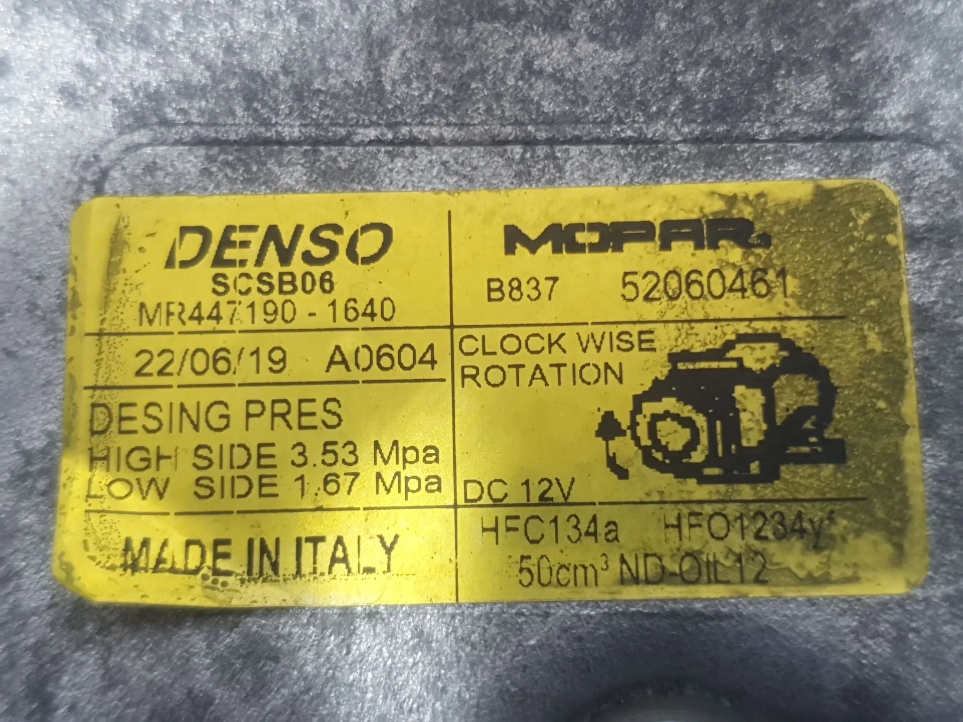 Compresor Aire Acondicionado para Fiat Panda (312_, 319_)