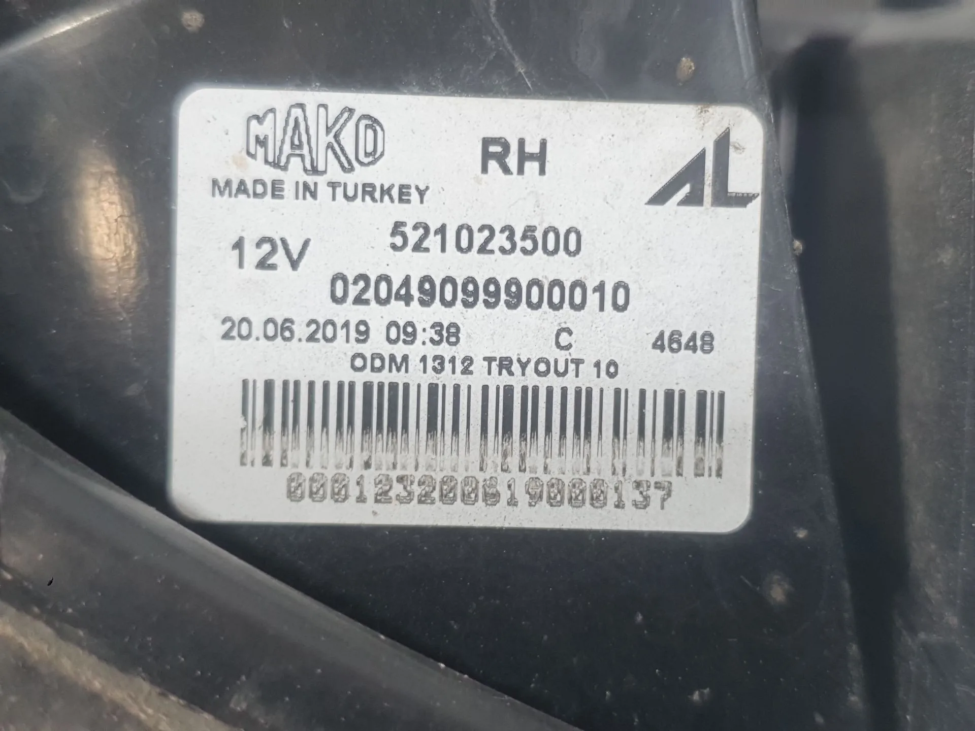 Piloto Trasero Derecho para Fiat Panda (312_, 319_)
