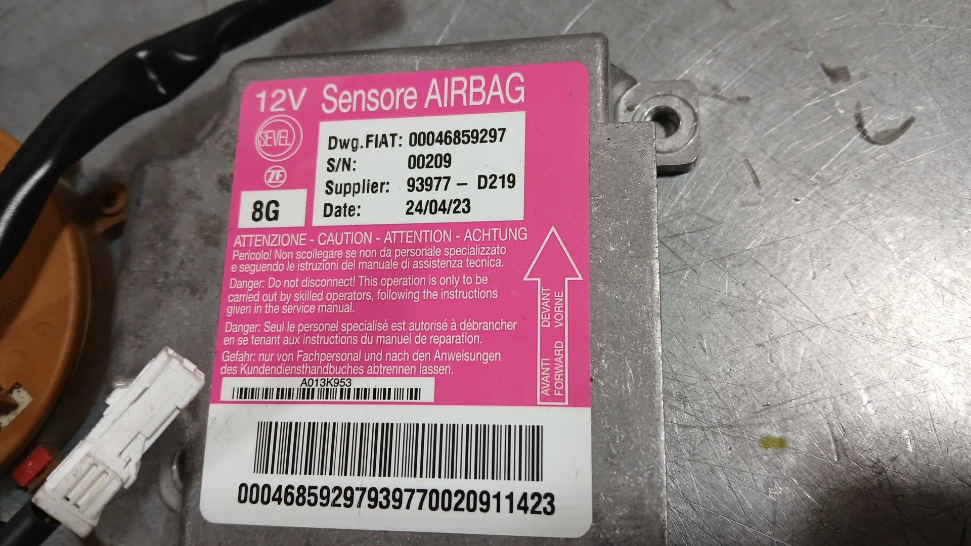 Airbag Delantero Izquierdo para Citroën Jumper Iii Furgoneta
