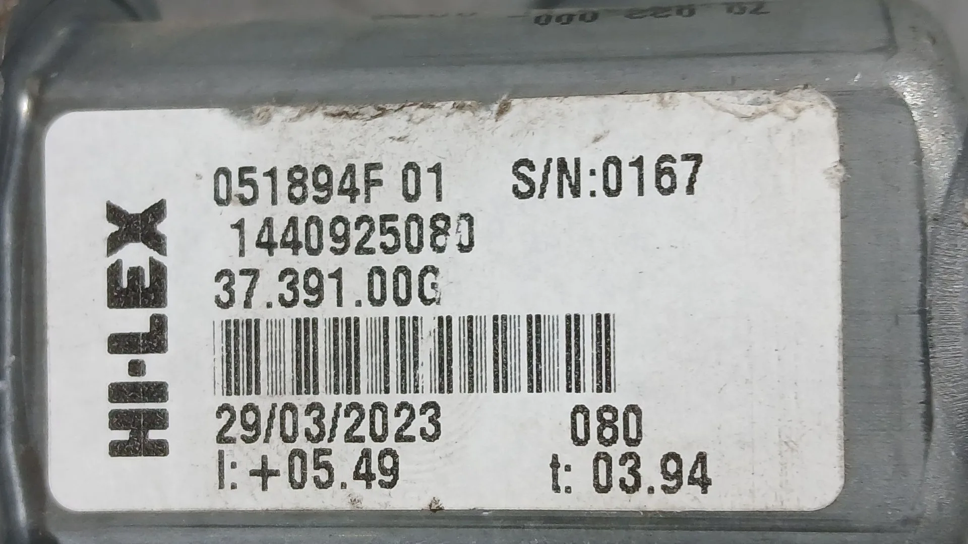 Elevalunas Delantero Derecho para Citroën Jumper Iii Furgoneta