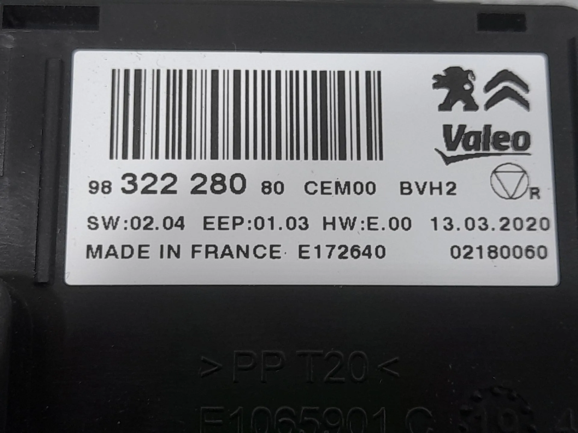 Modulo Electronico para Opel Crossland X / Crossland (P17, P2Qo)