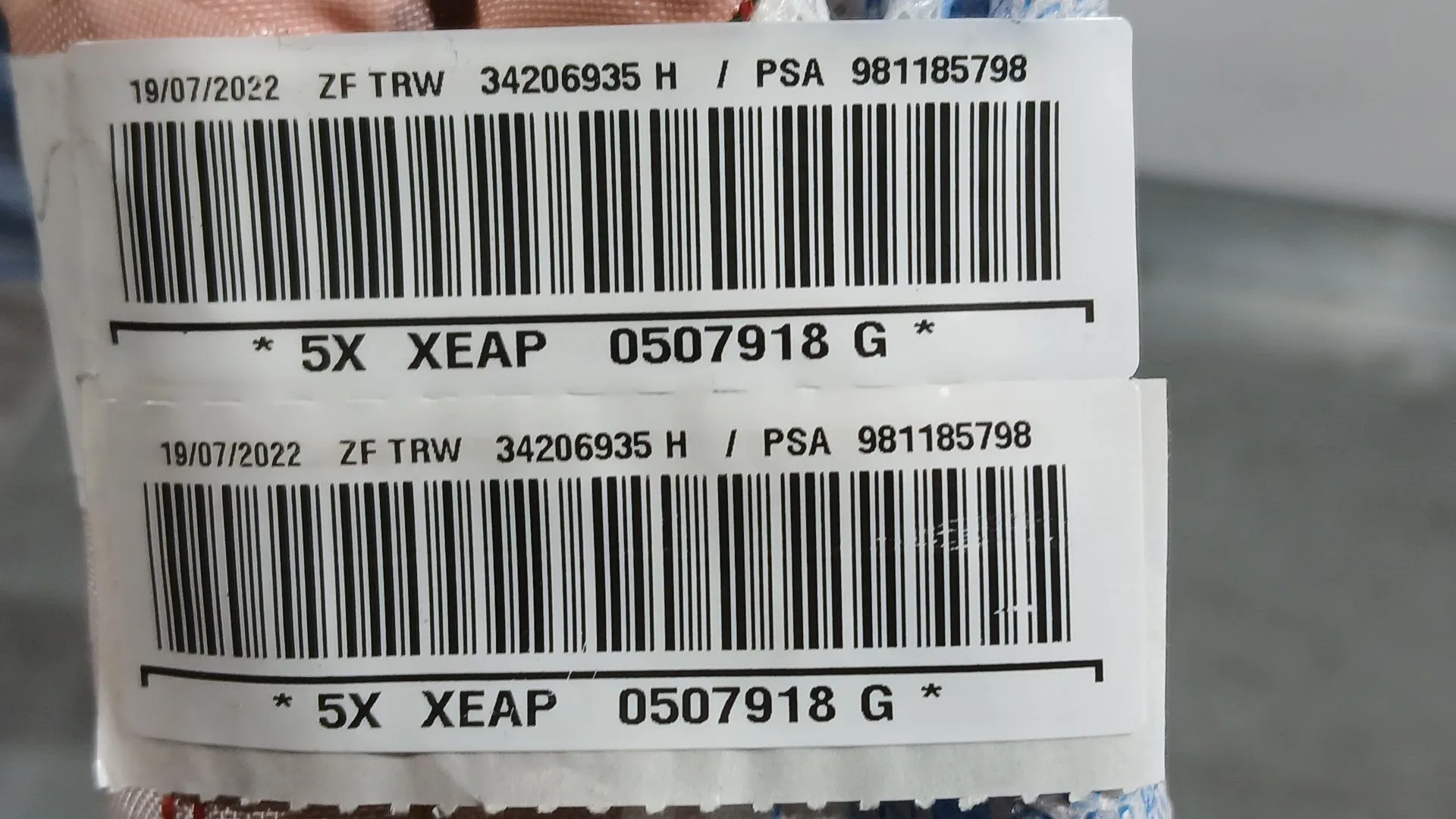 Airbag Cortina Delantero Derecho para Citroën C3 Iii (Sx)