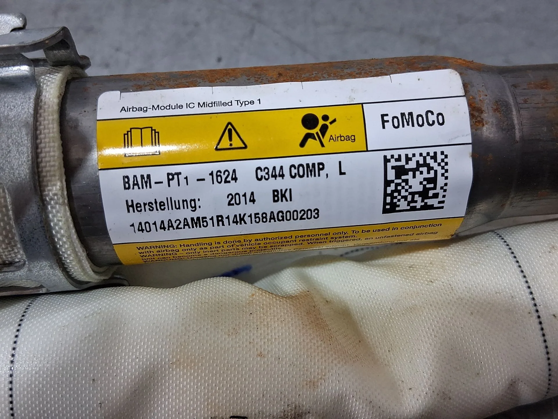 Airbag Cortina Delantero Izquierdo para Ford C-Max Ii (Dxa/Cb7, Dxa/Ceu)