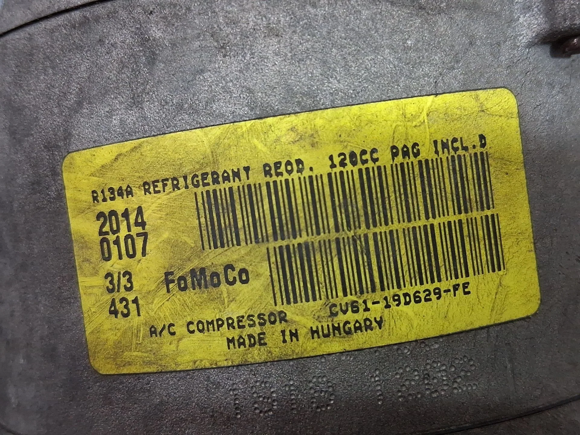 Compresor Aire Acondicionado para Ford C-Max Ii (Dxa/Cb7, Dxa/Ceu)