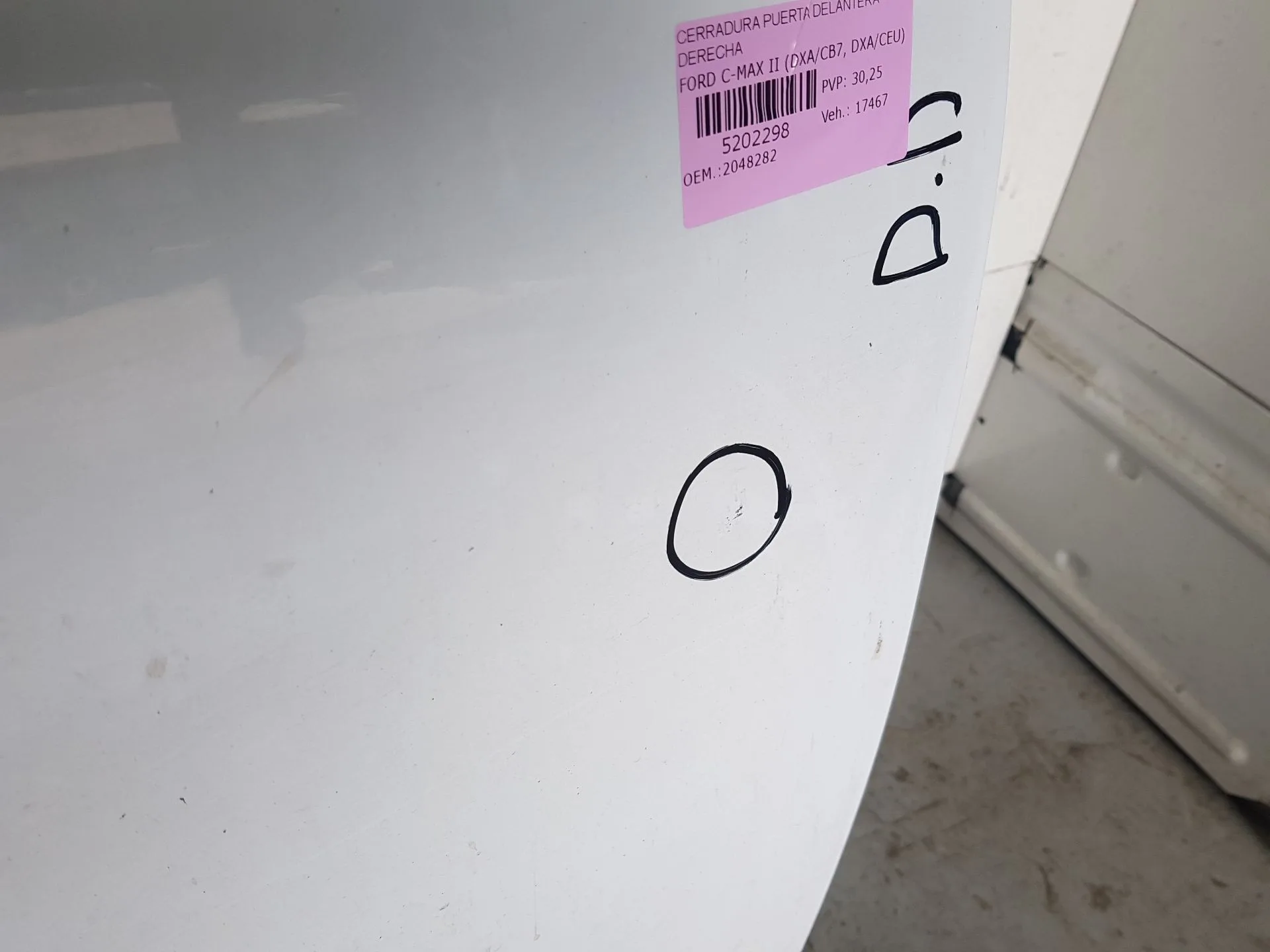 Puerta Delantera Derecha para Ford C-Max Ii (Dxa/Cb7, Dxa/Ceu)