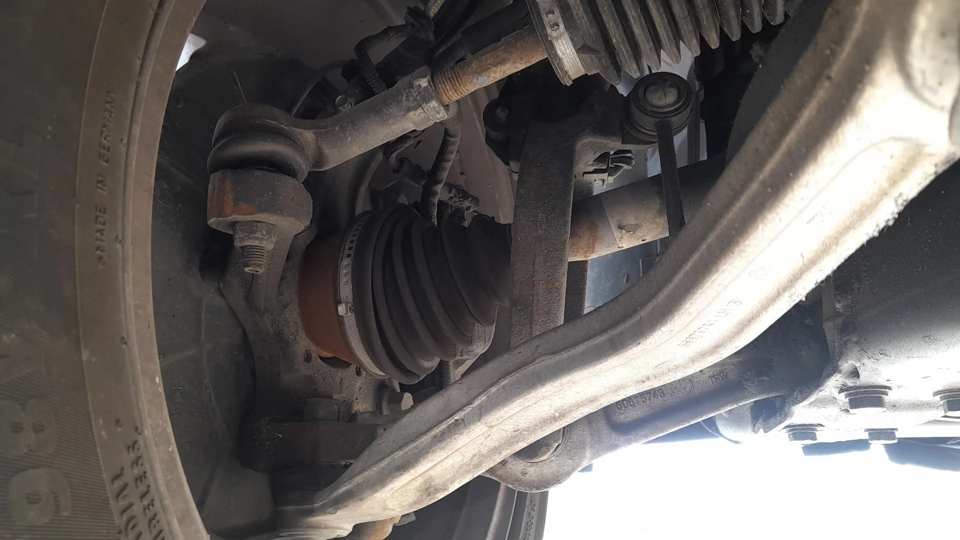 Mangueta Delantera Izquierda para Lancia Thesis (841_)