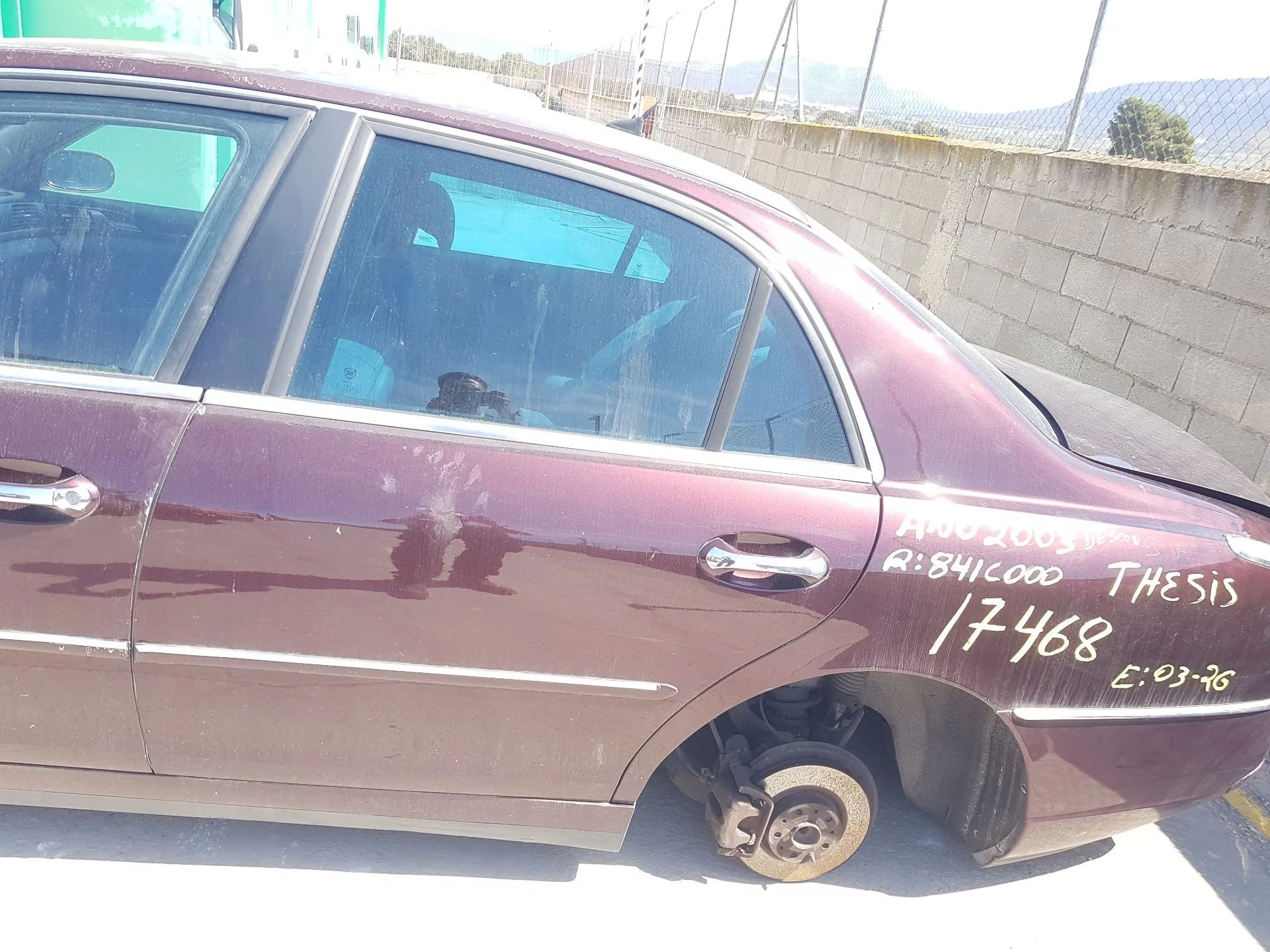 Puerta Trasera Izquierda para Lancia Thesis (841_)