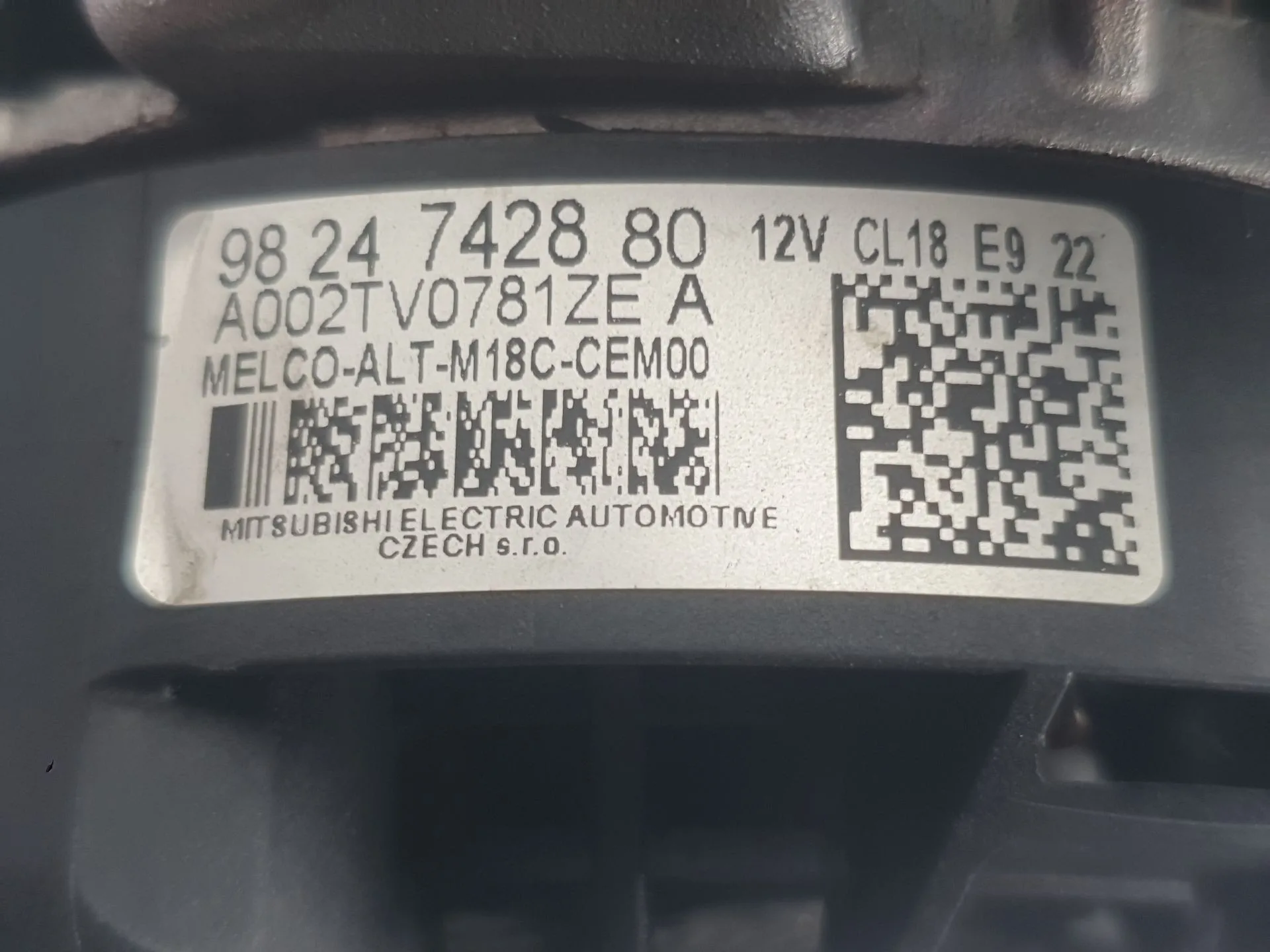 Alternador para Citroën C5 Aircross (Ac_, Aj_, Ar_, A4_)