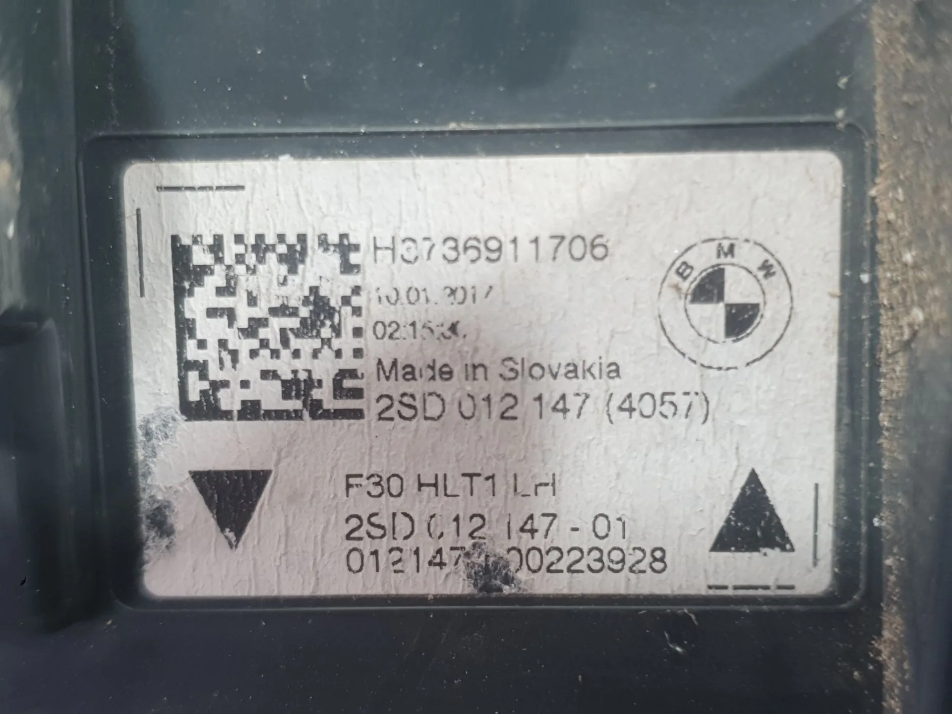 Piloto Trasero Izquierdo Interior para Bmw 3 (F30, F80)