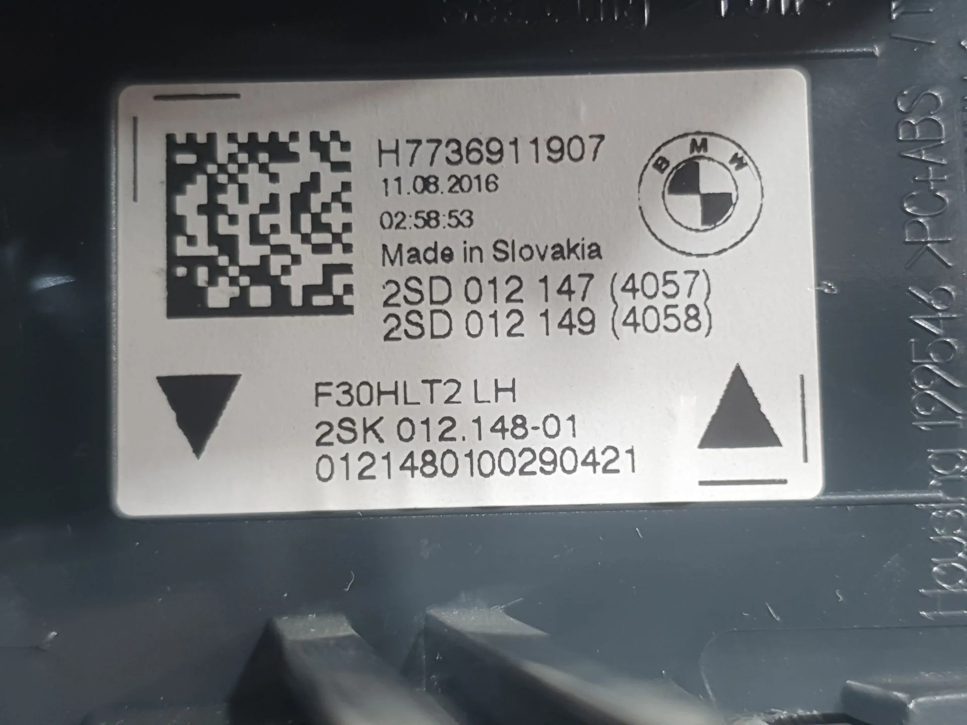 Piloto Trasero Izquierdo Interior para Bmw 3 (F30, F80)