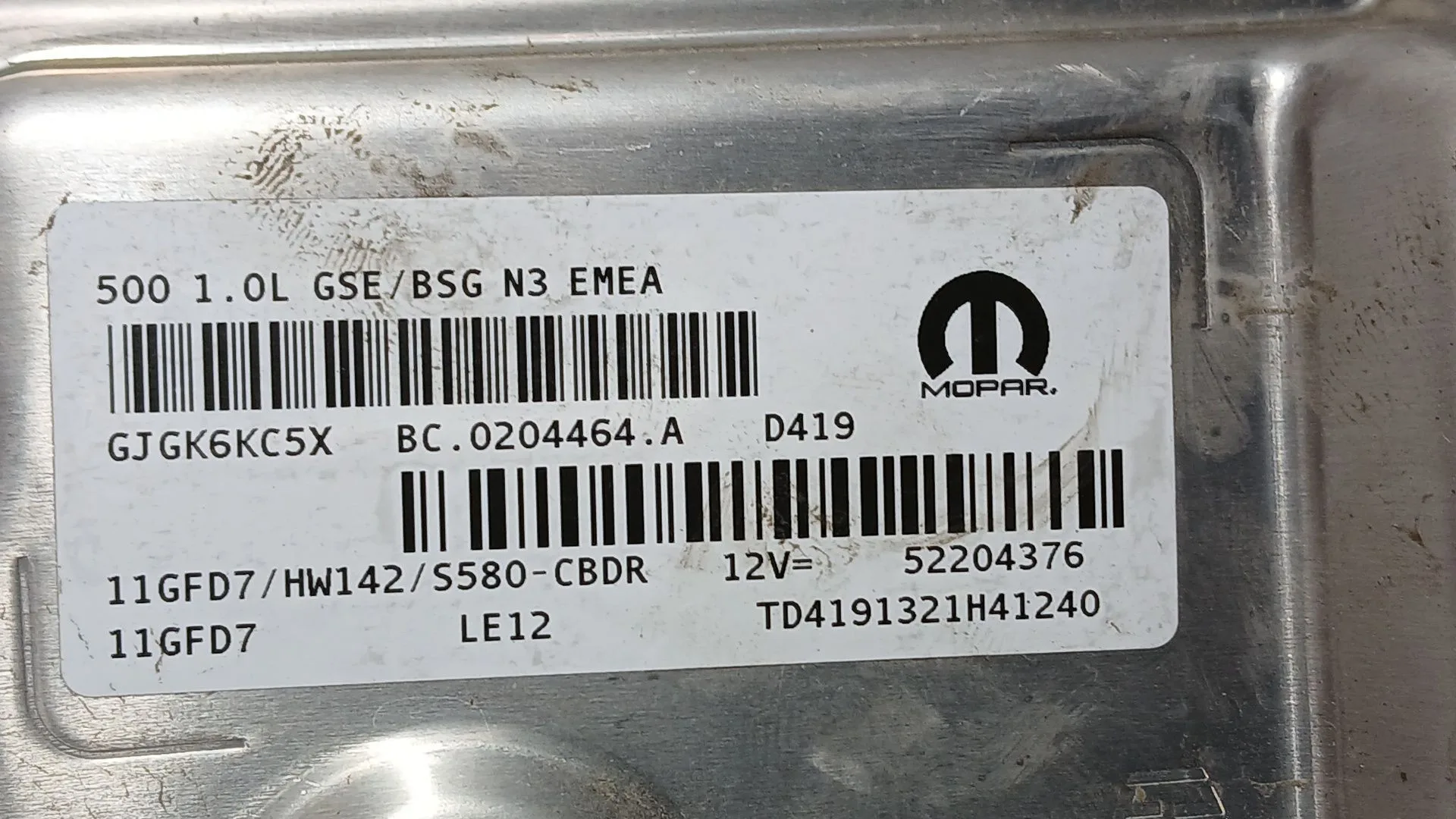 Centralita Motor Uce para Fiat 500 C (312_)