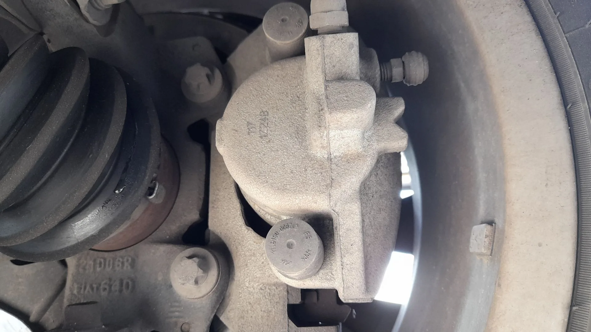Pinza Freno Delantera Izquierda para Fiat 500 C (312_)
