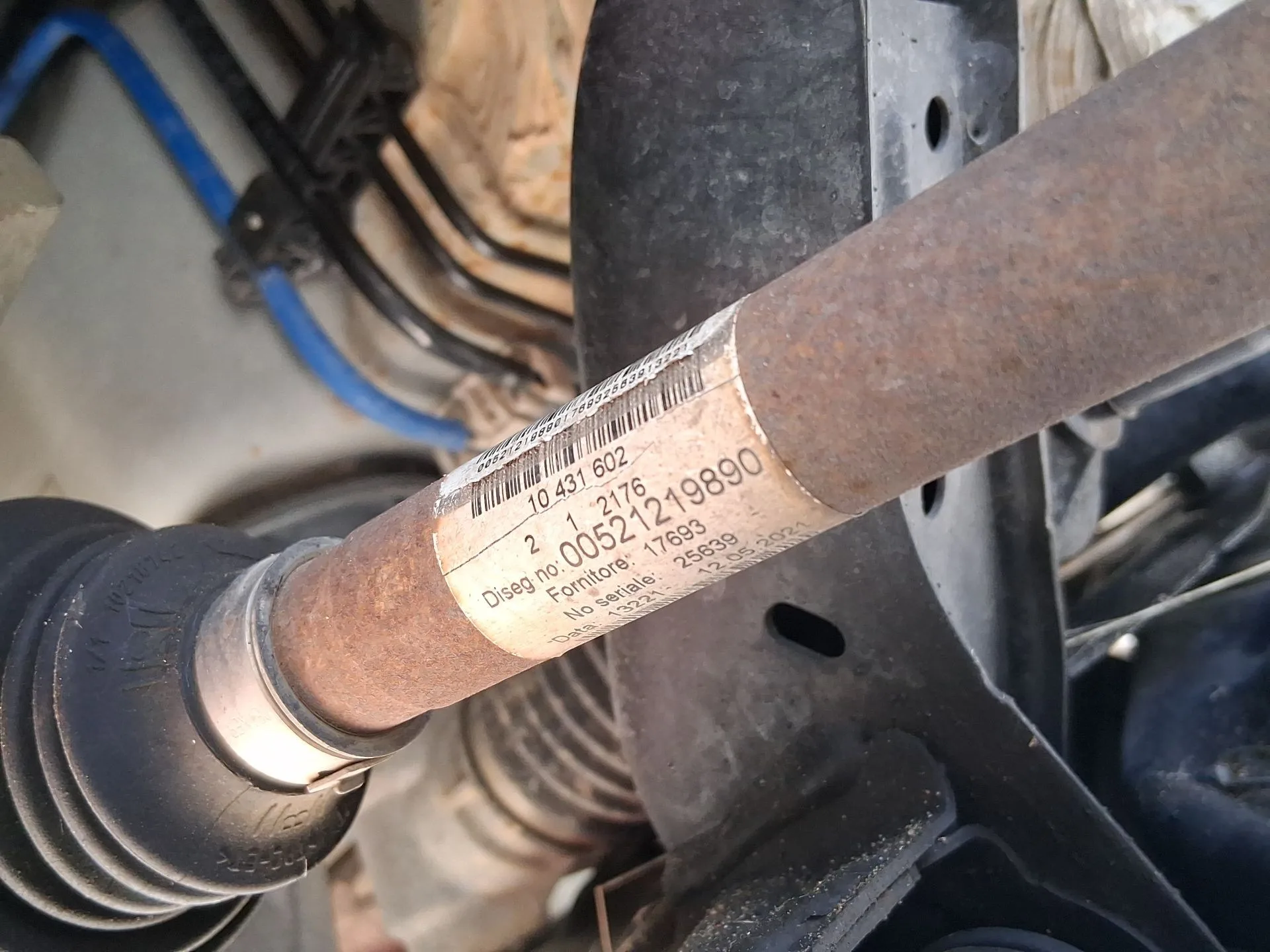 Transmision Delantera Izquierda para Fiat 500 C (312_)