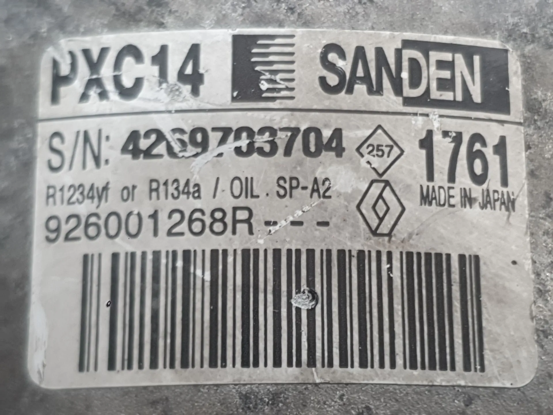 Compresor Aire Acondicionado para Renault Megane Iv Hatchback (B9A/M/N_)