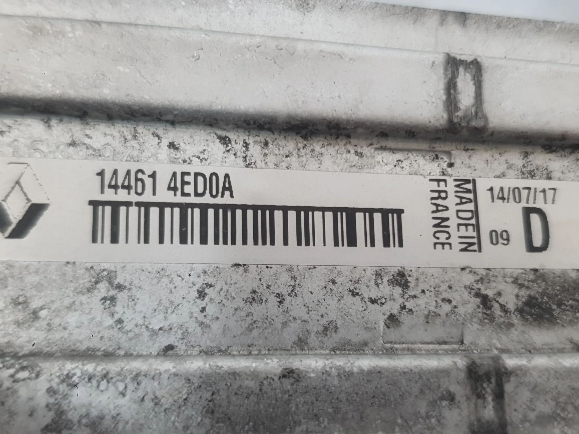 Intercooler para Renault Megane Iv Hatchback (B9A/M/N_)