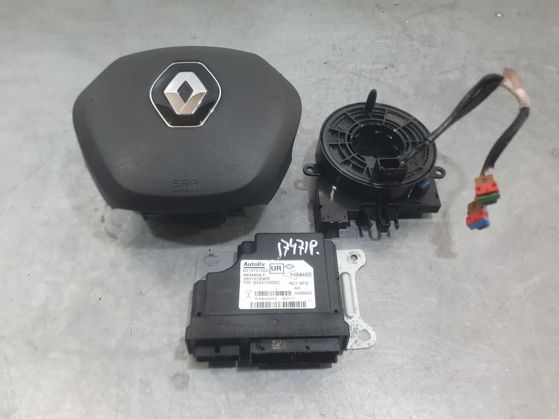 Kit Airbag para Renault Megane Iv Hatchback (B9A/M/N_)