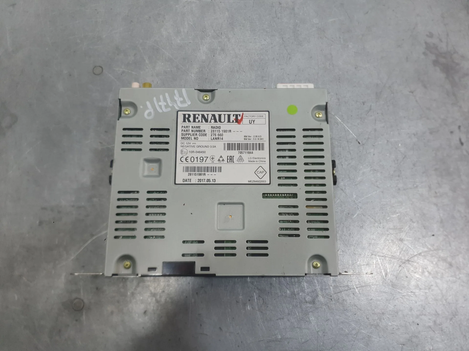 Sistema Audio / Radio para Renault Megane Iv Hatchback (B9A/M/N_)