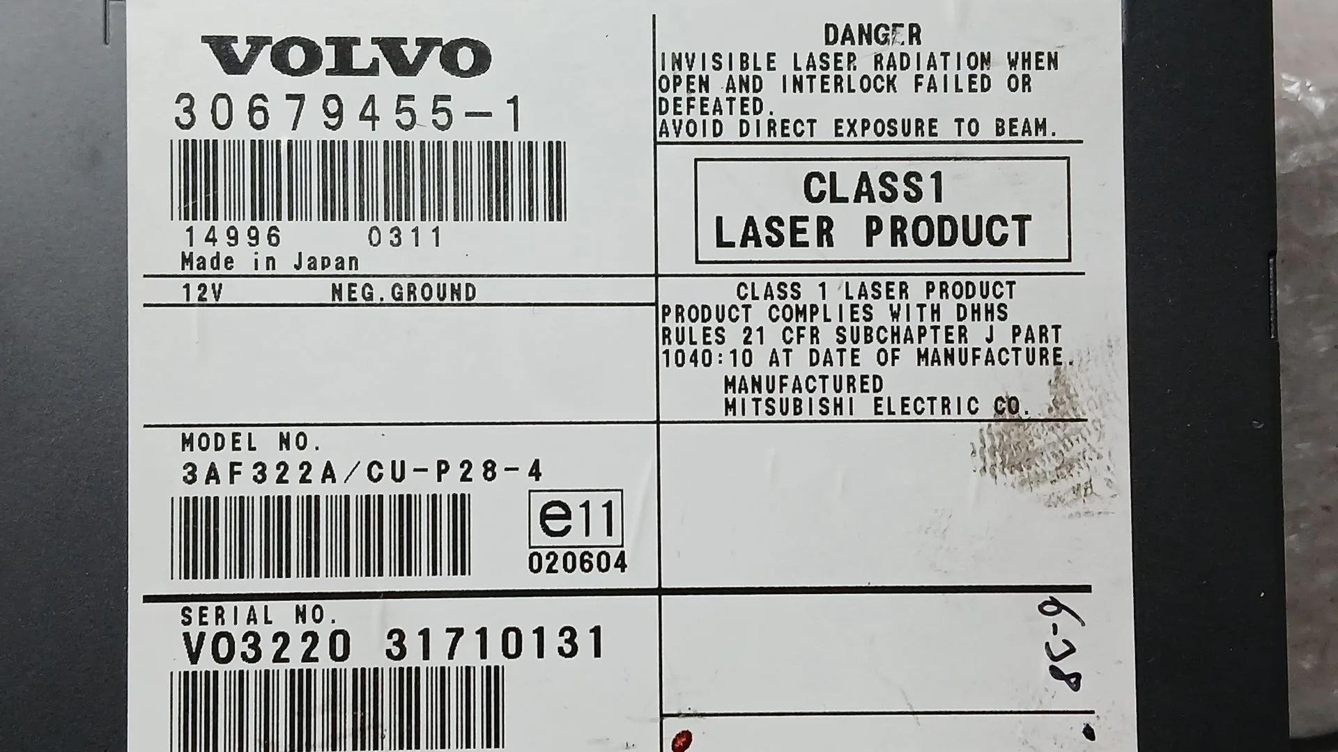 Modulo Electronico para Volvo Xc90