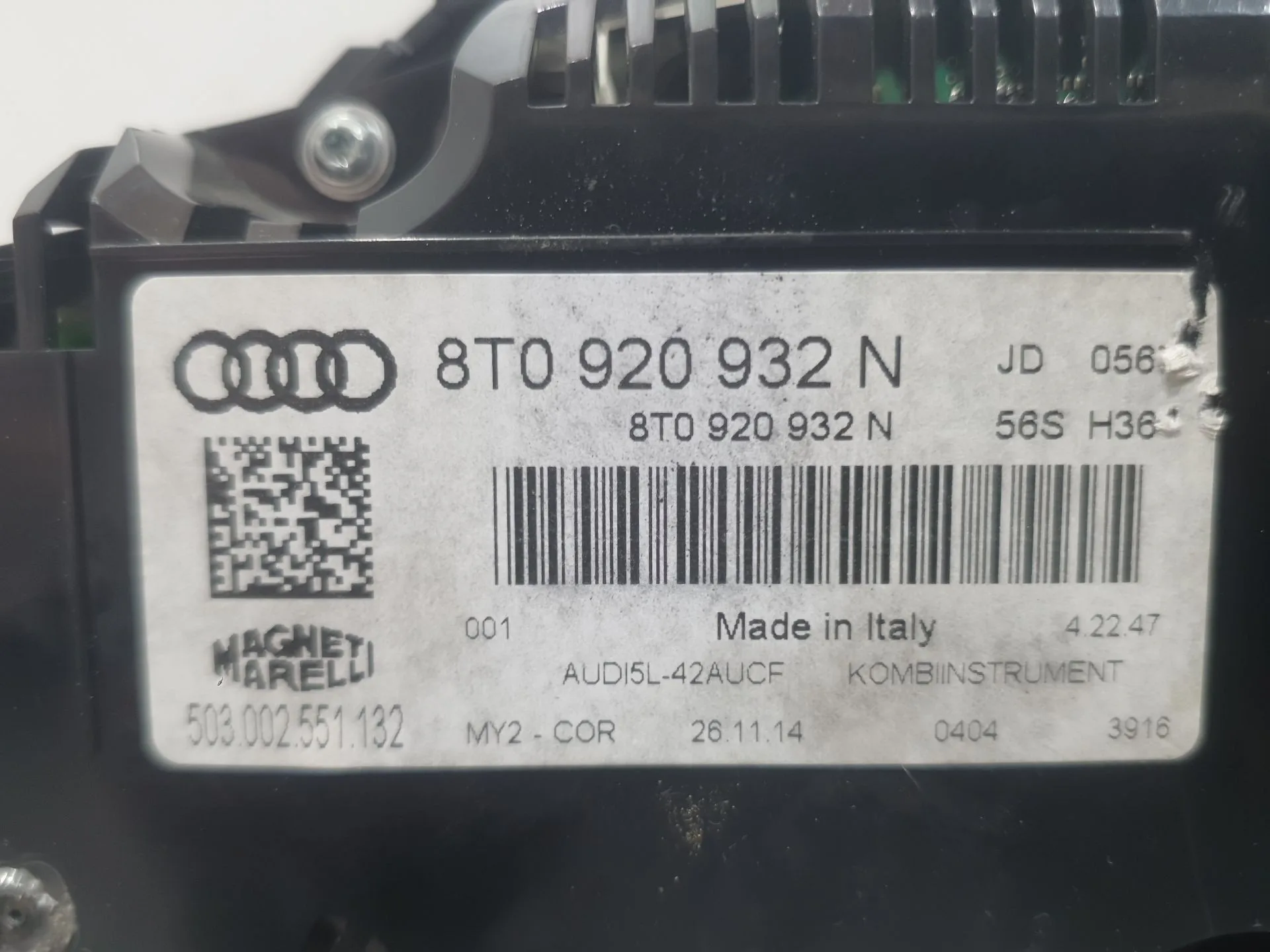 Cuadro Instrumentos para Audi A5 Sportback (8Ta)