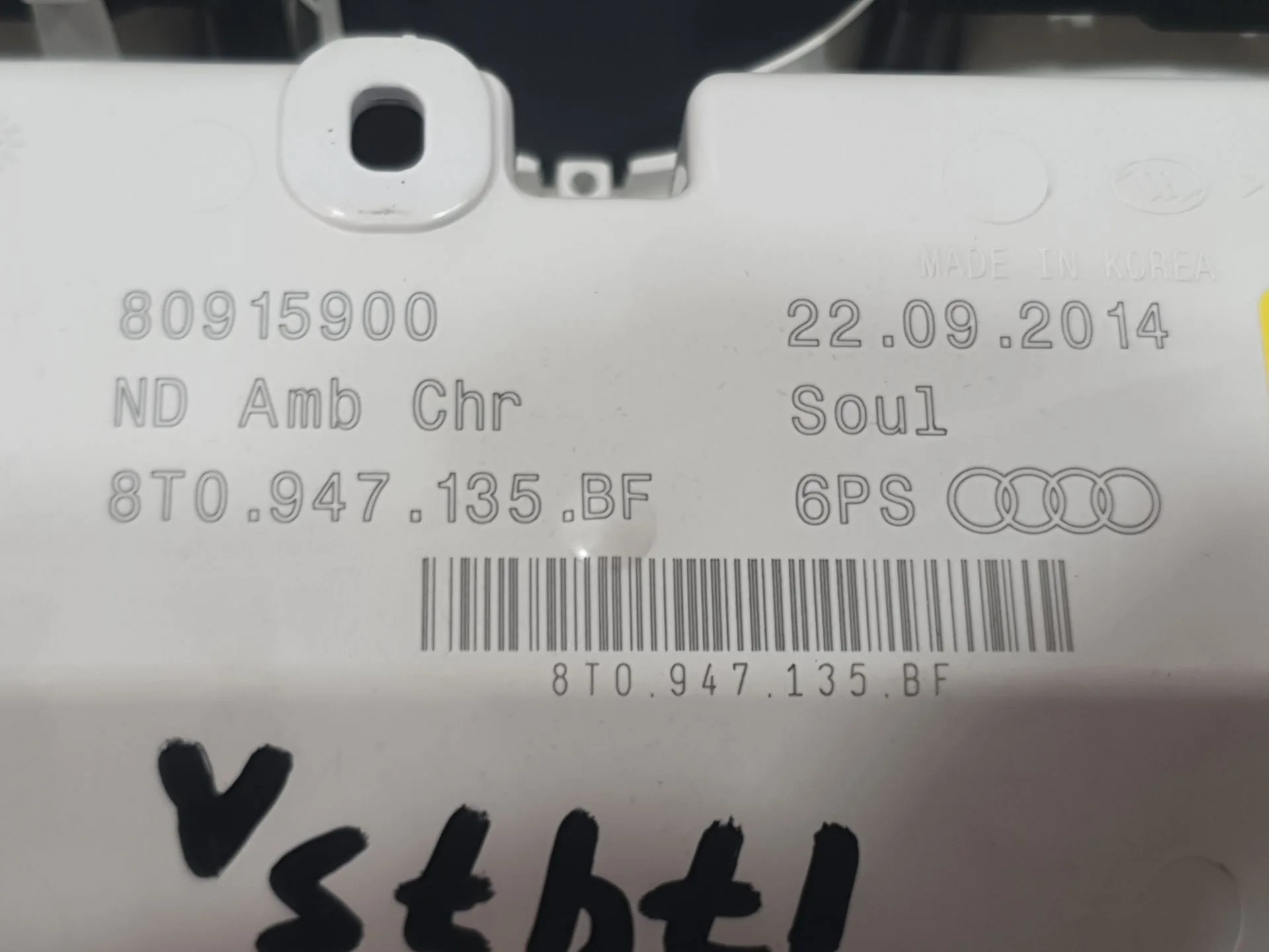 Luz Interior para Audi A5 Sportback (8Ta)