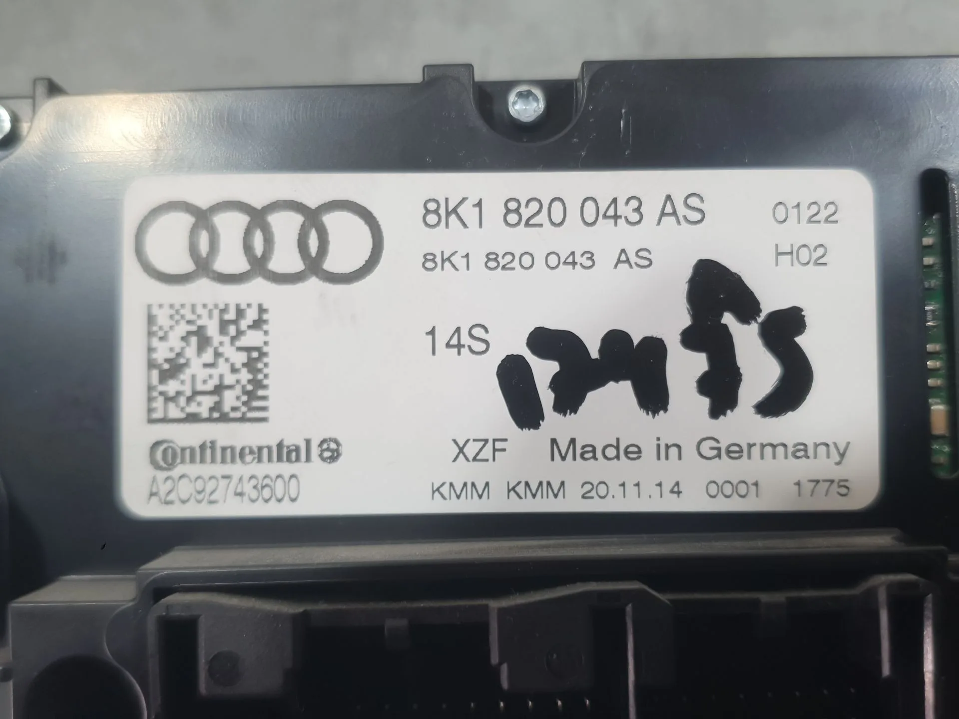 Mando Climatizador para Audi A5 Sportback (8Ta)