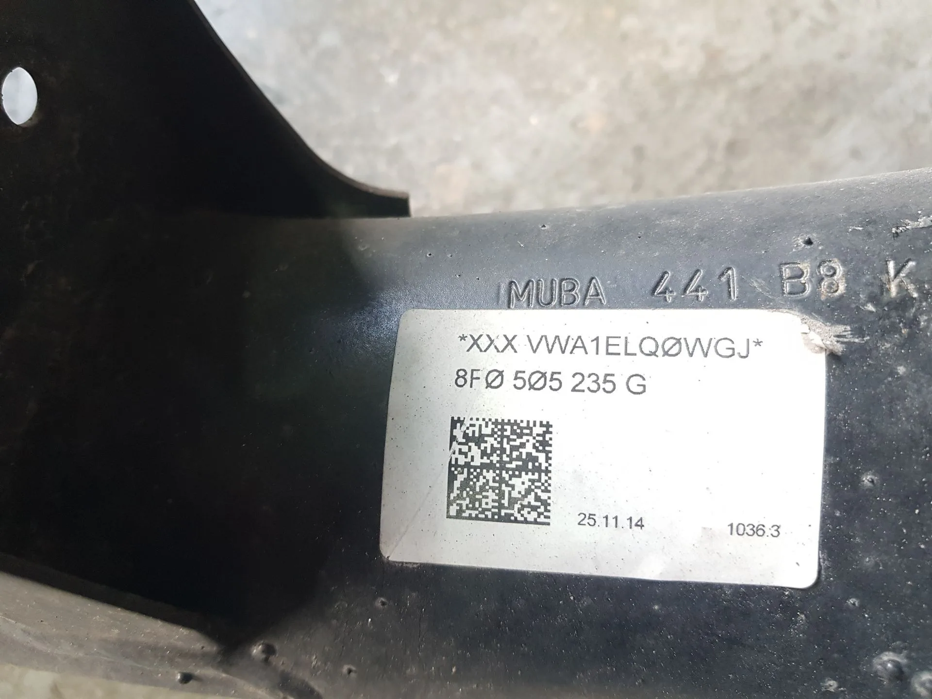 Puente Trasero para Audi A5 Sportback (8Ta)