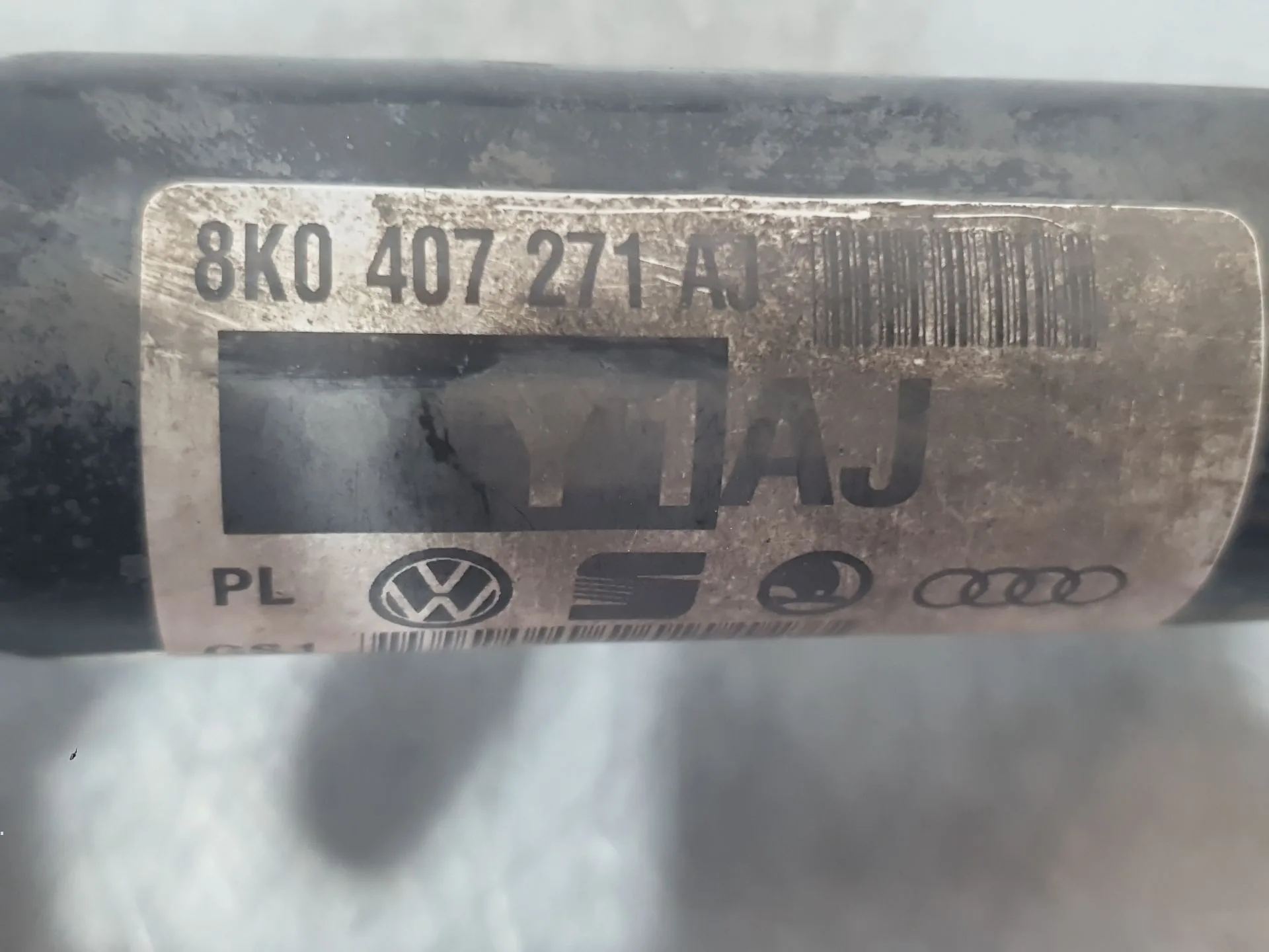 Transmision Delantera Izquierda para Audi A5 Sportback (8Ta)